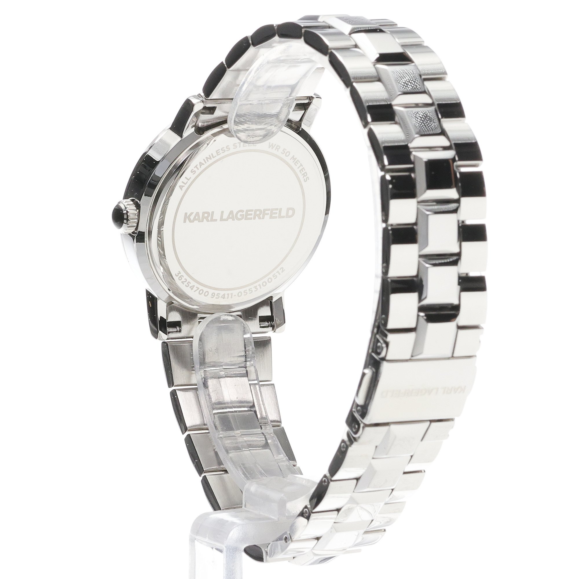 Karl Lagerfeld R0553100512 Crystals Damskie fashion-modowy zegarek srebrny - miniatura 4