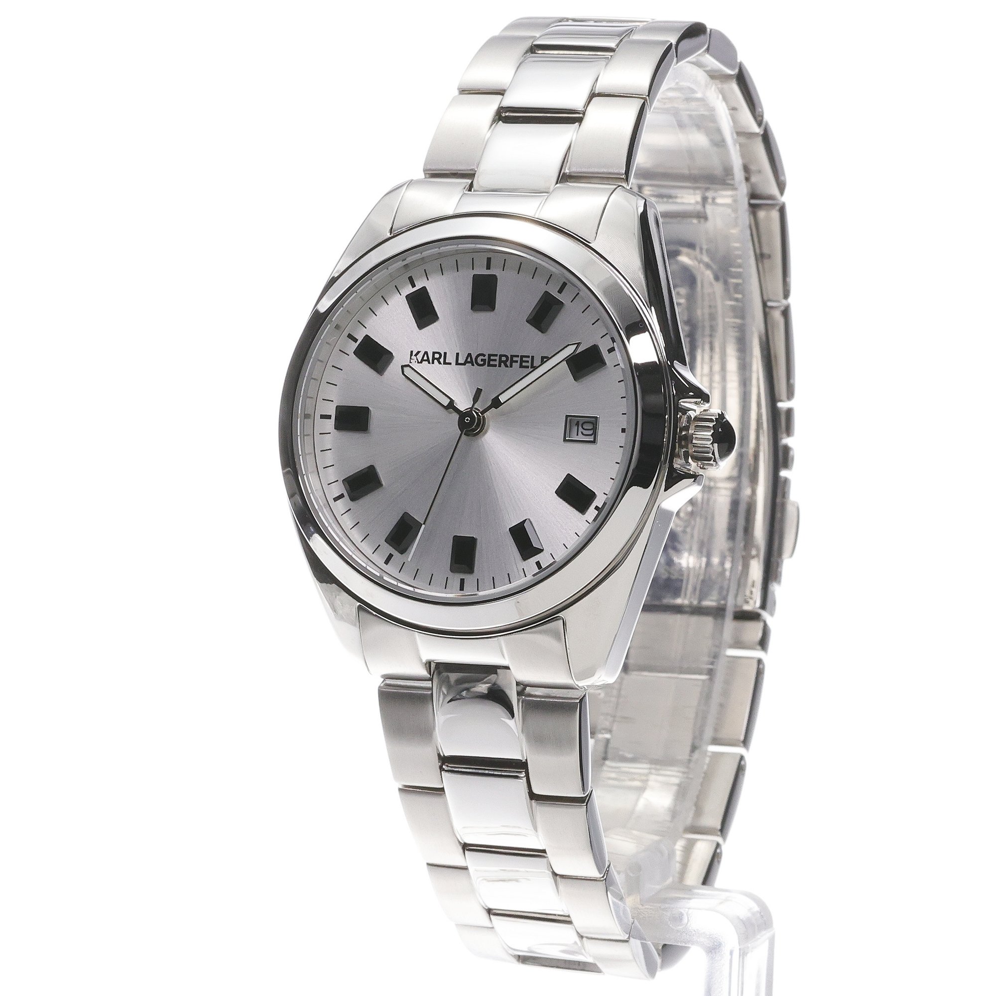 Karl Lagerfeld R0553101514 Damskie Round Essentials zegarek damski klasyczny mineralne - miniatura 2