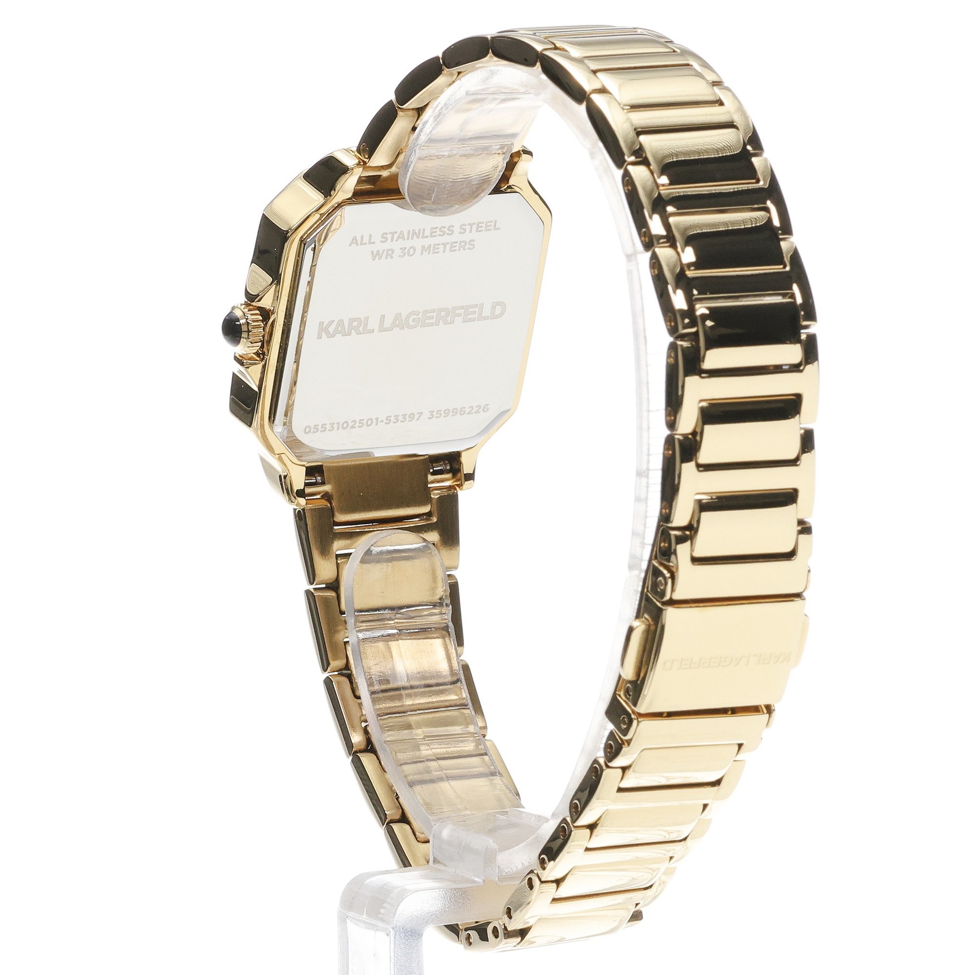Karl Lagerfeld R0553102501 Square Classics Damskie klasyczny zegarek złoty - miniatura 4