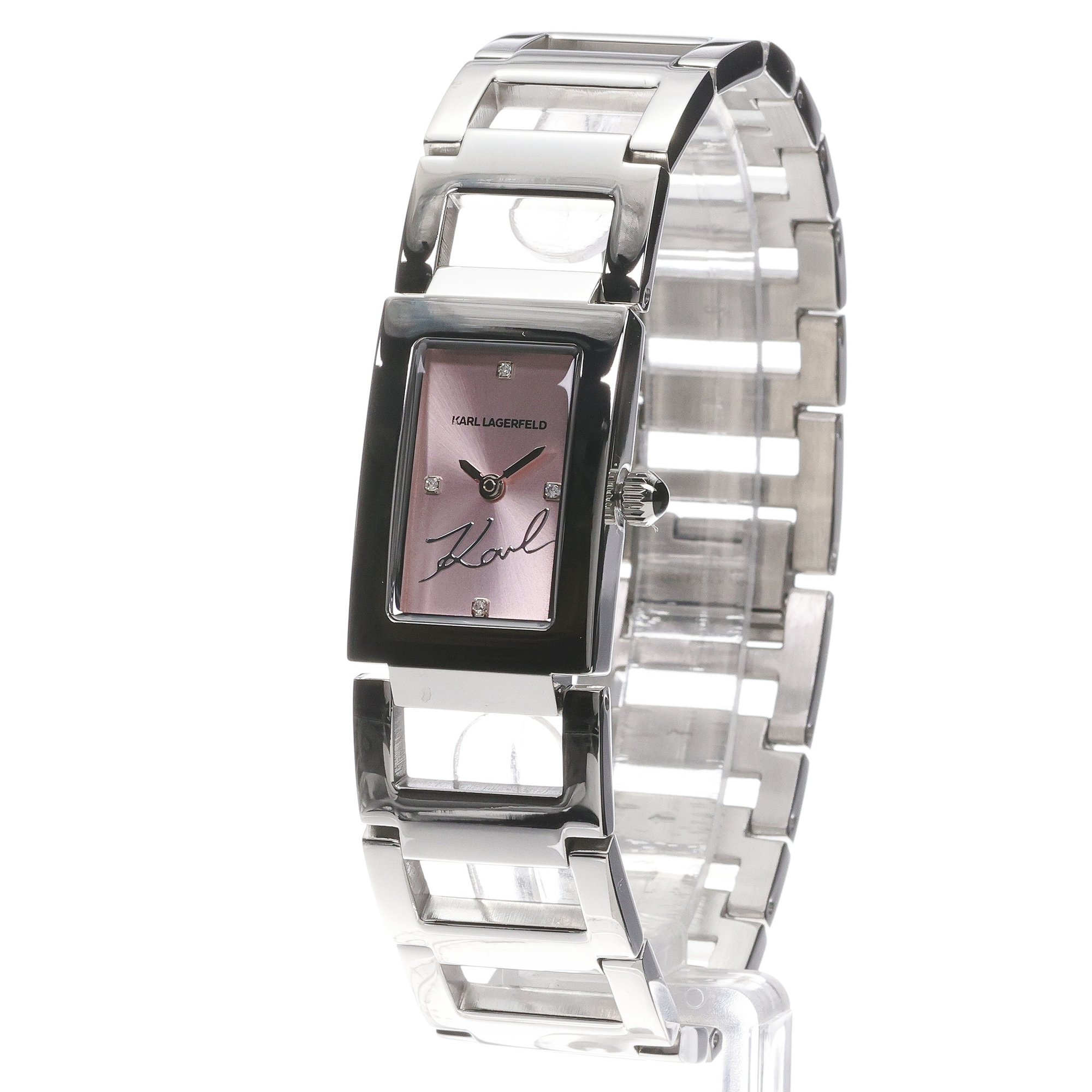 Karl Lagerfeld R0553103505 Paris Damskie fashion-modowy zegarek srebrny - miniatura 2