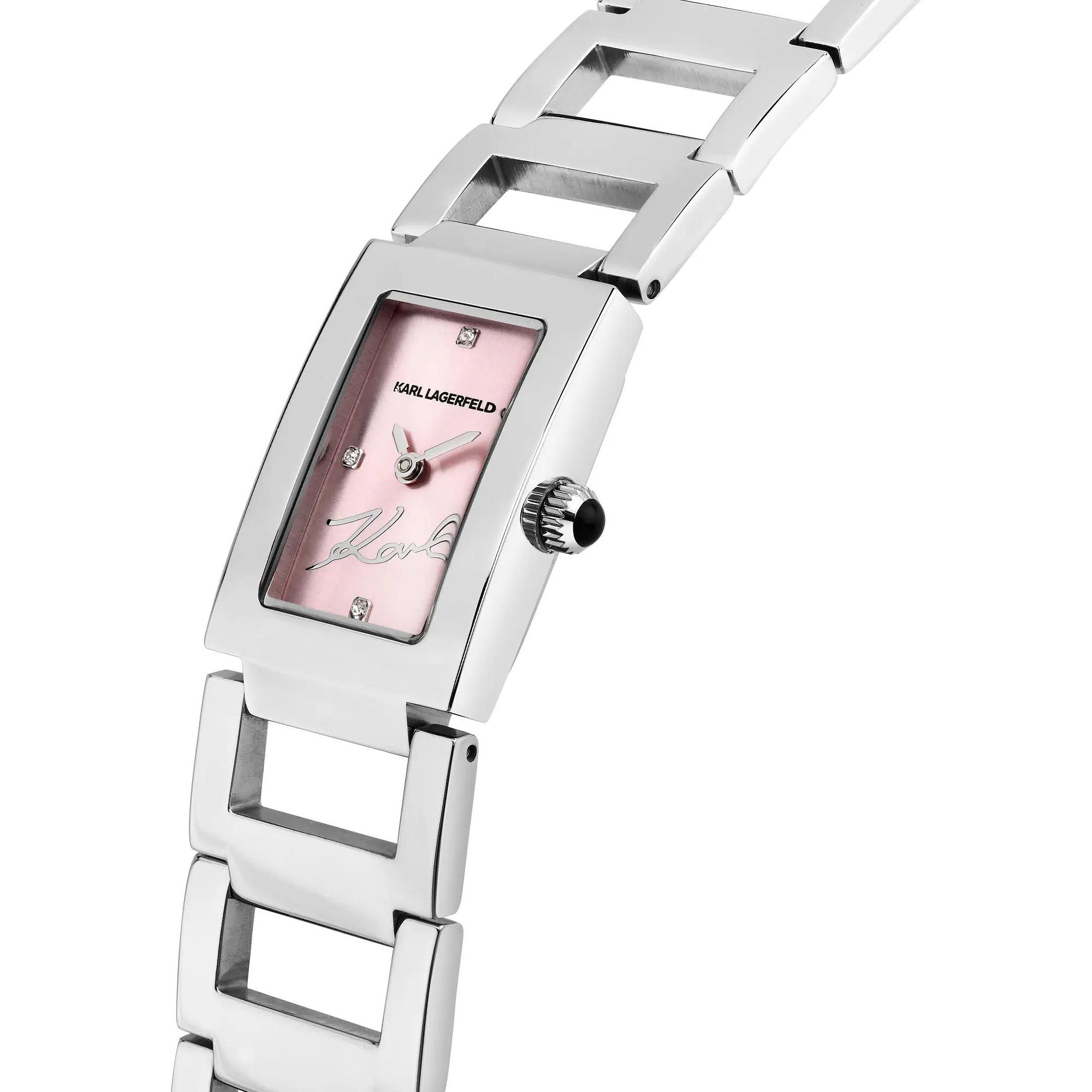 Karl Lagerfeld R0553103505 zegarek srebrny fashion-modowy Damskie bransoleta - miniatura 7