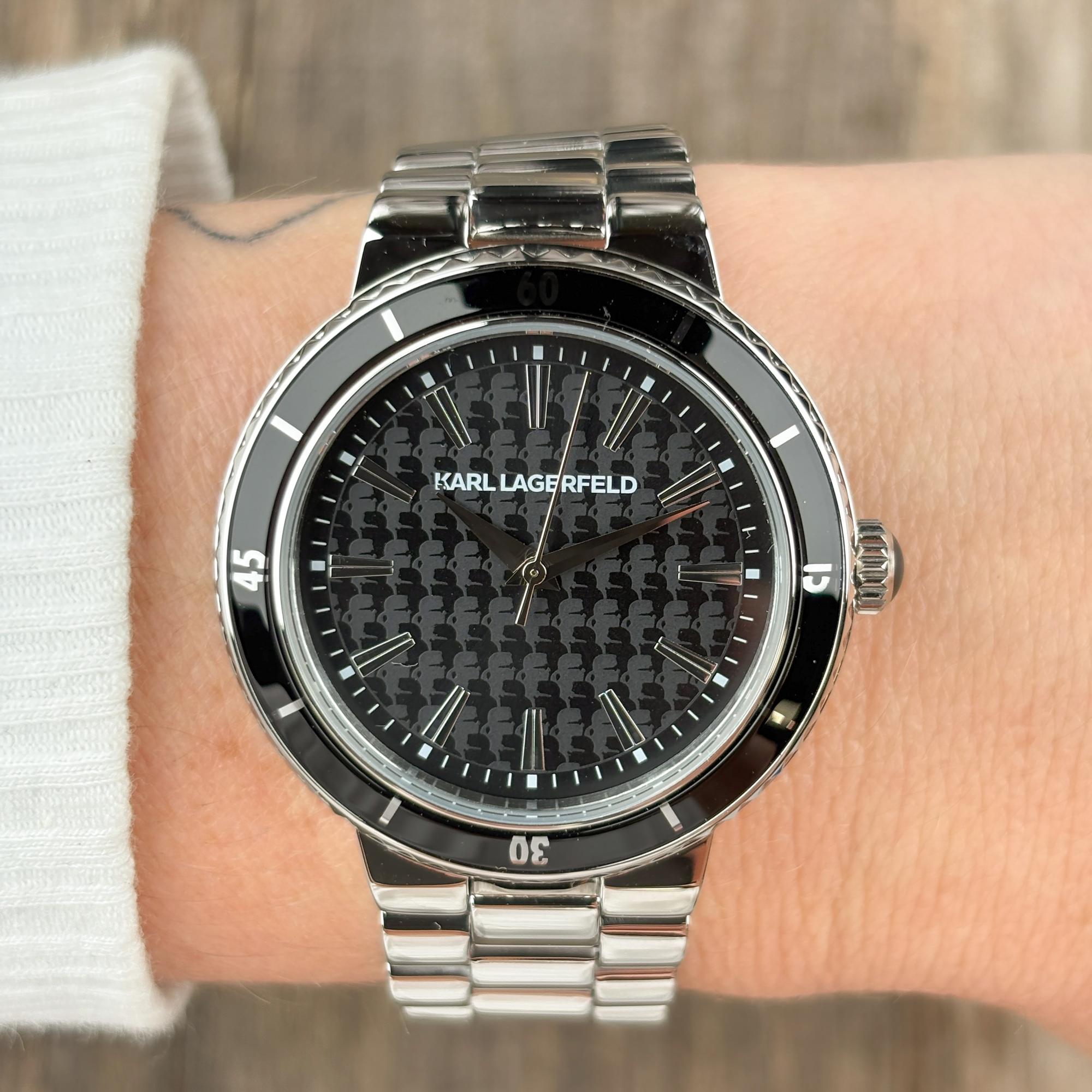 Karl Lagerfeld R0553104505 zegarek damski klasyczny Damskie bransoleta