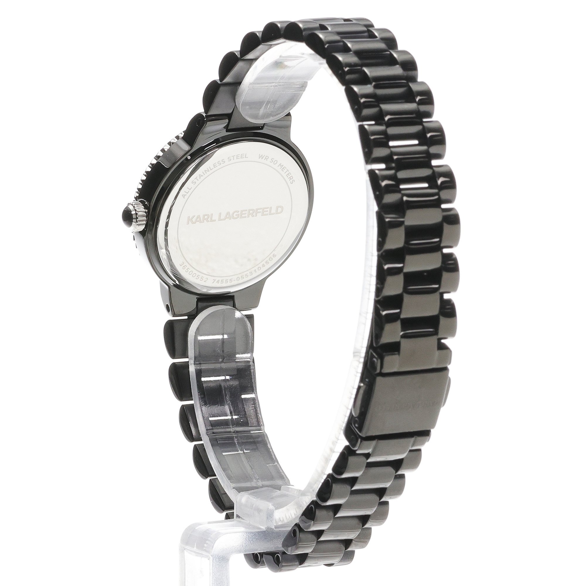 Karl Lagerfeld R0553104506 Kaiser Damskie klasyczny zegarek czarny