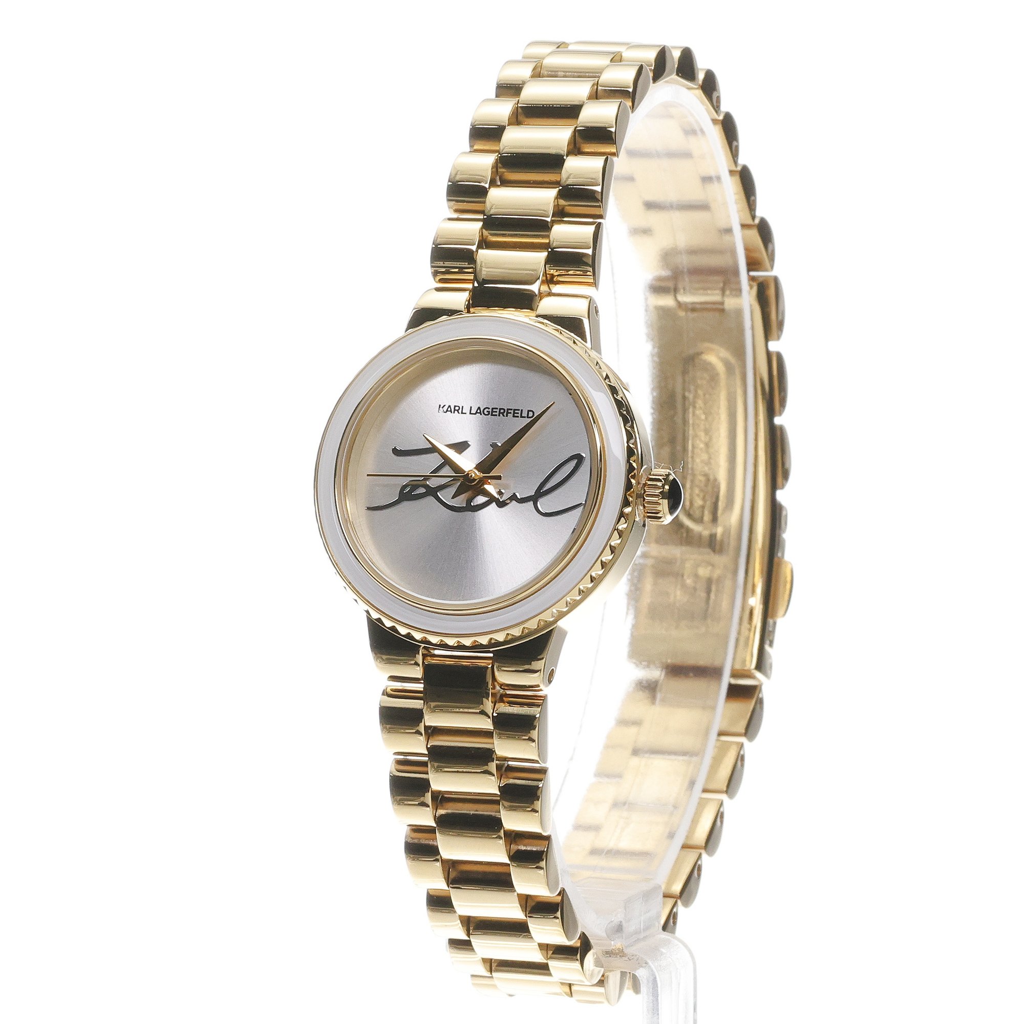 Karl Lagerfeld R0553104508 Kaiser Damskie klasyczny zegarek złoty - miniatura 2