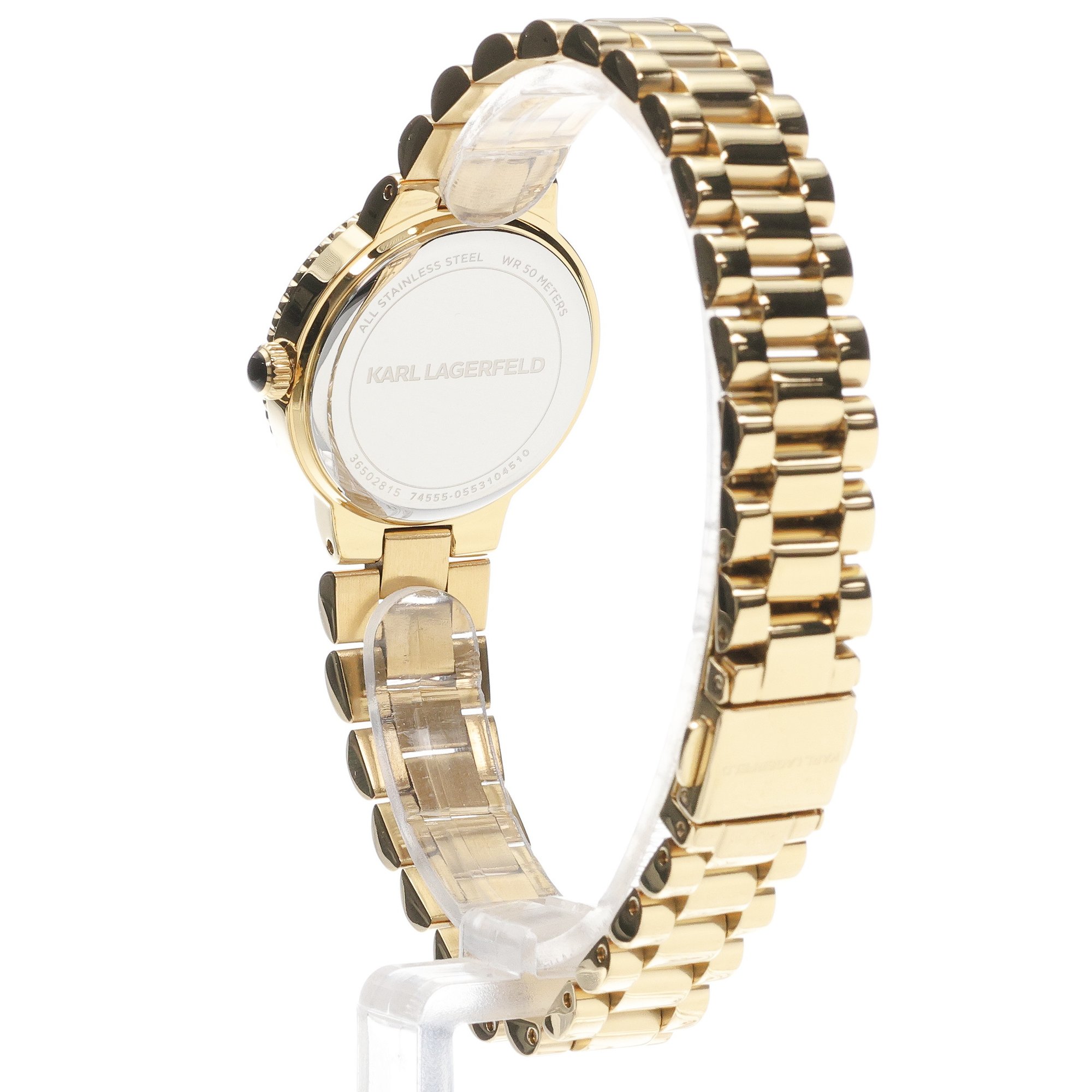 Karl Lagerfeld R0553104510 Kaiser Damskie klasyczny zegarek złoty - miniatura 4