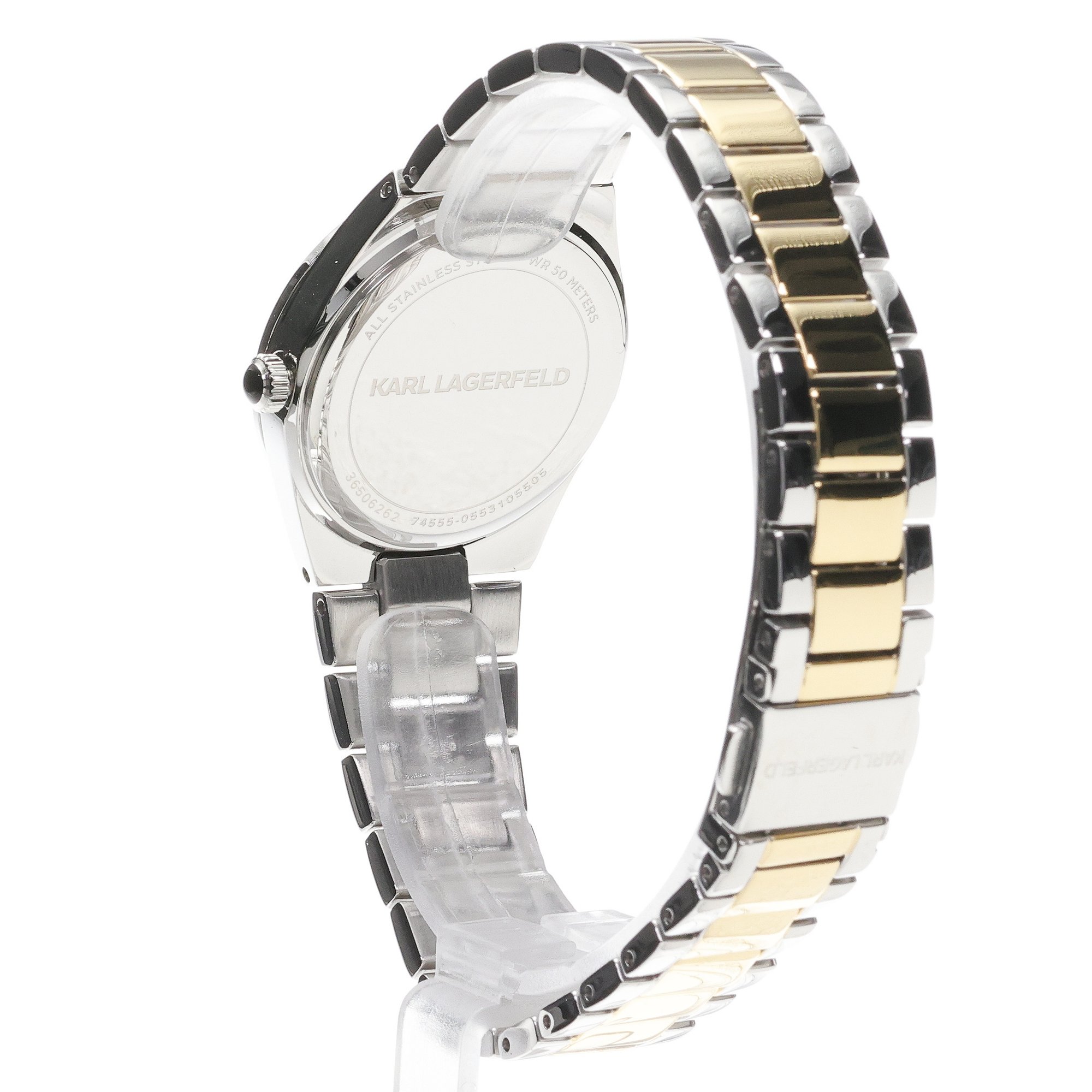 Karl Lagerfeld R0553105505 Hamburg Damskie klasyczny zegarek srebrny