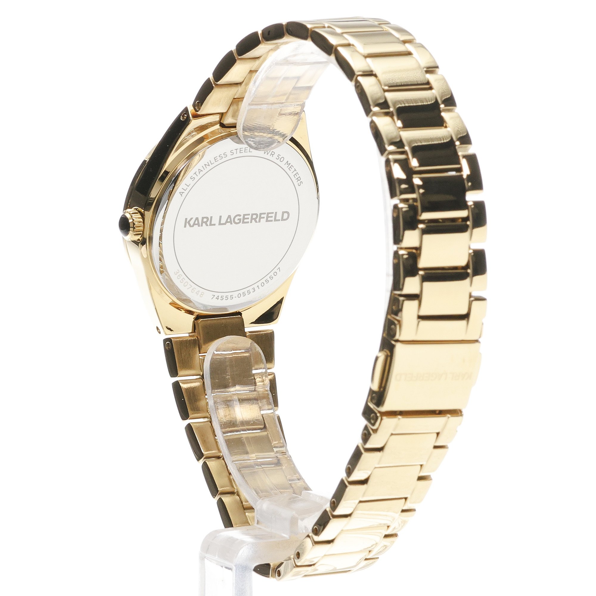 Karl Lagerfeld R0553105507 Hamburg Damskie klasyczny zegarek złoty