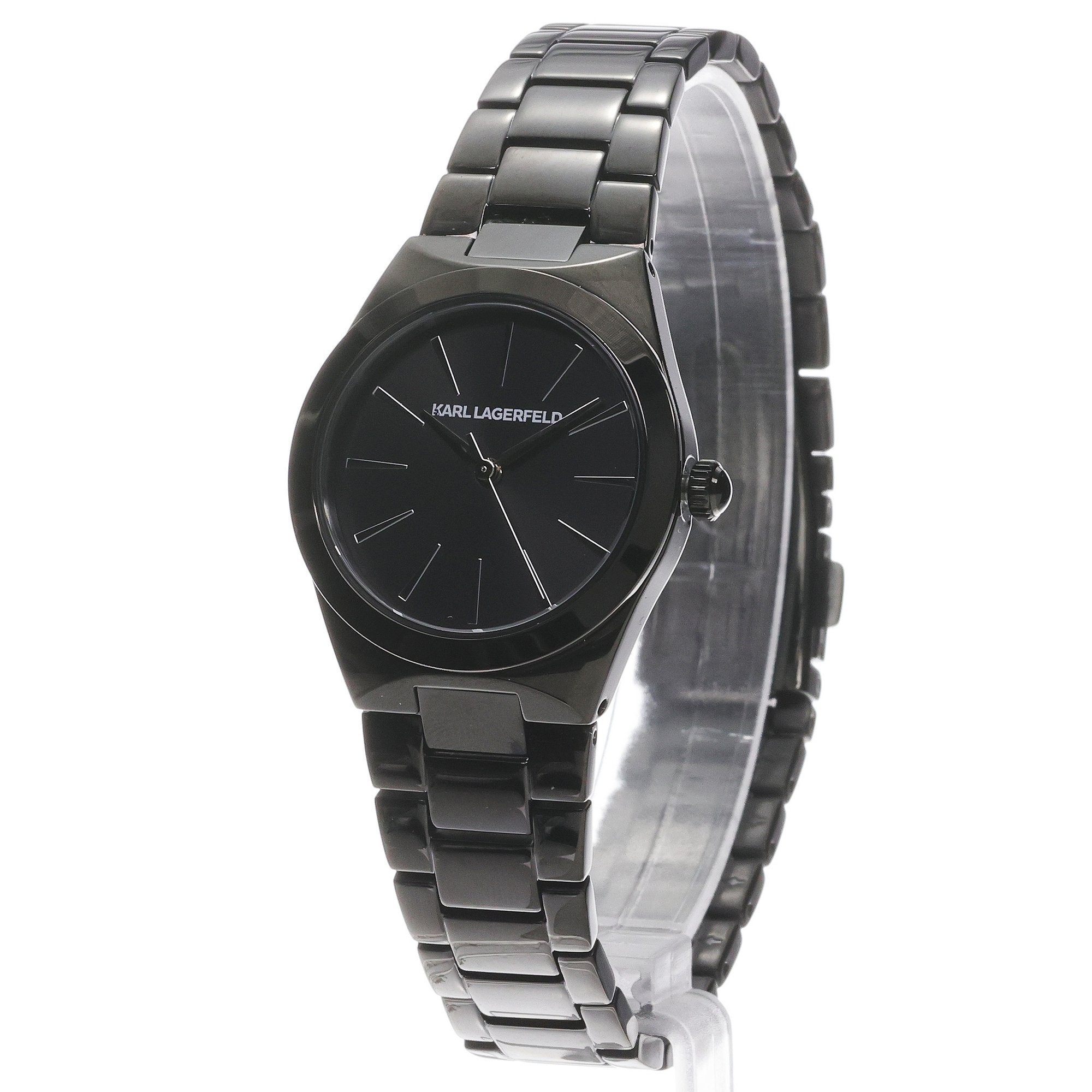 Karl Lagerfeld R0553105508 Hamburg Damskie klasyczny zegarek czarny