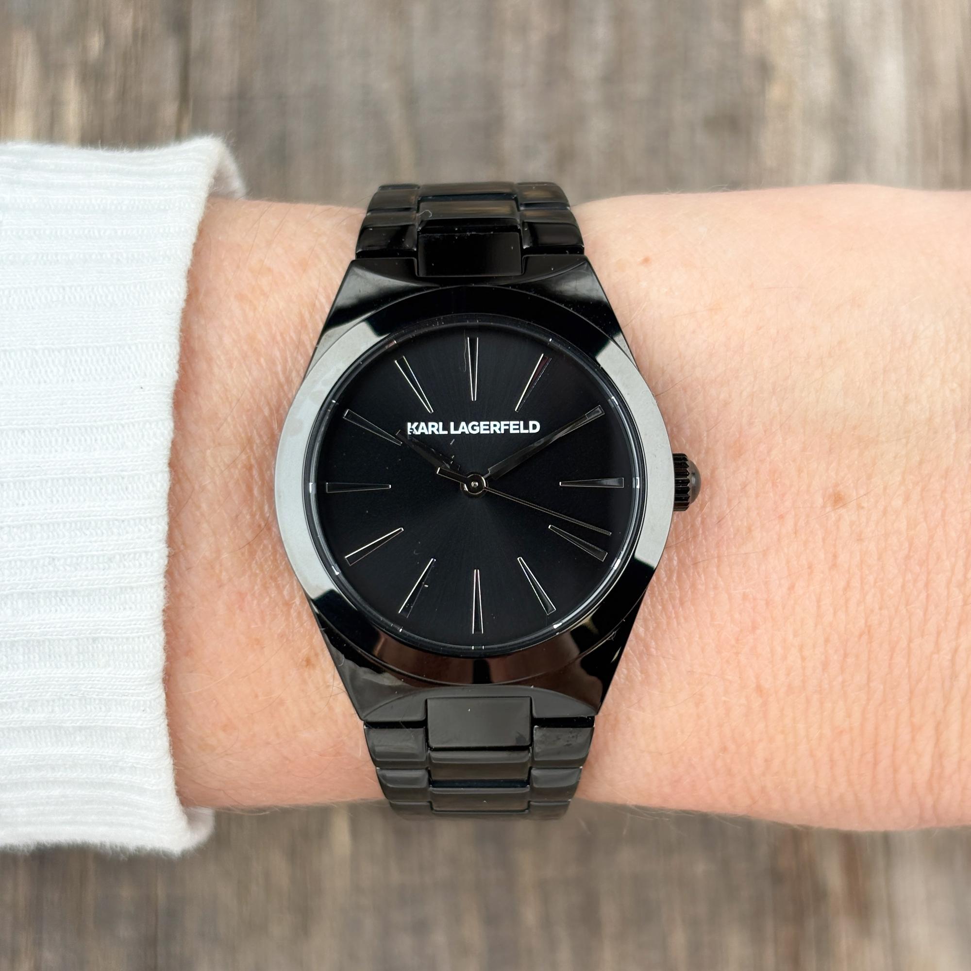 Karl Lagerfeld R0553105508 zegarek damski klasyczny Damskie bransoleta