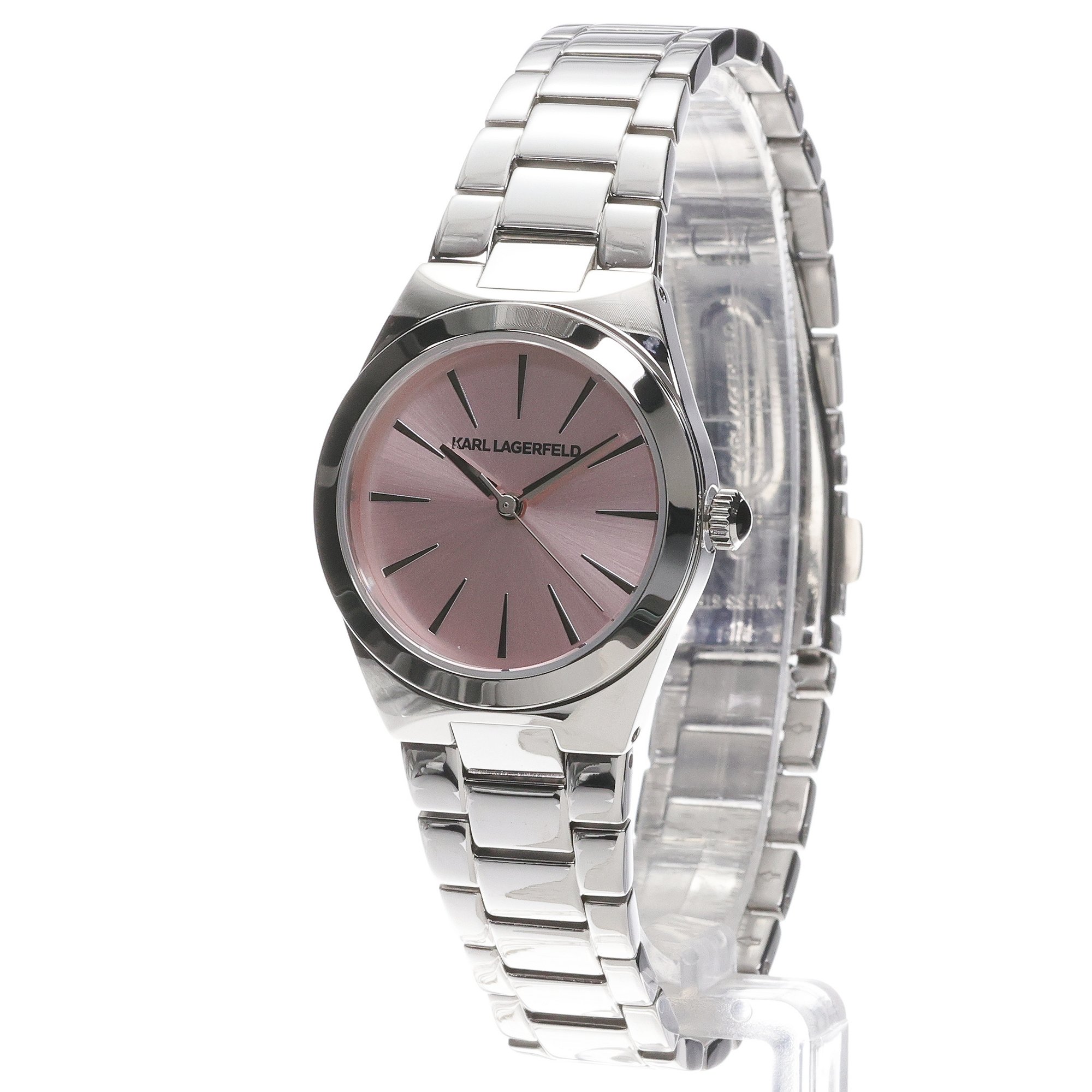 Karl Lagerfeld R0553105510 Hamburg Damskie klasyczny zegarek srebrny