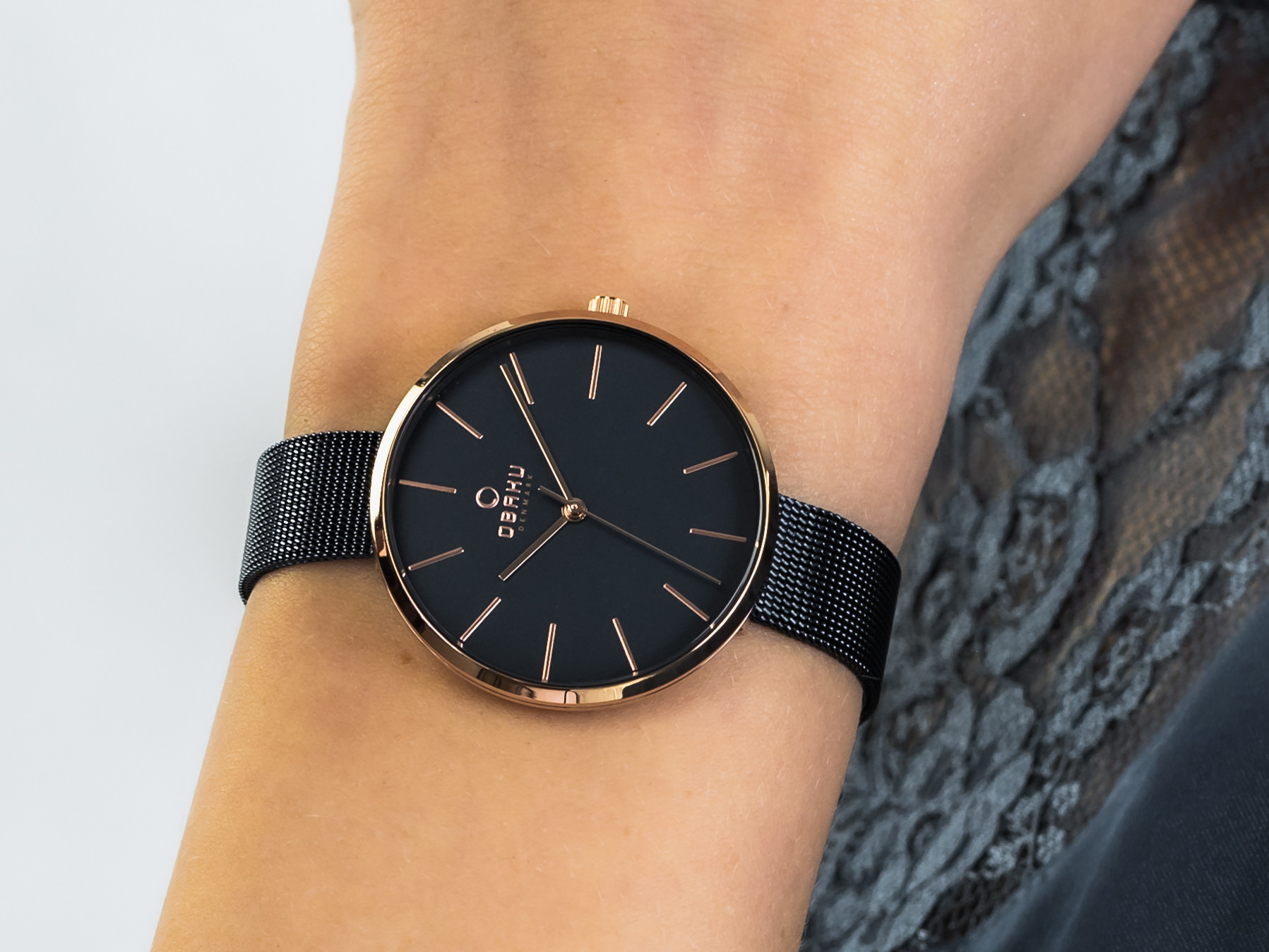 Obaku Denmark V211LXVLML MYNTE - OCEAN zegarek klasyczny Slim - miniatura 2