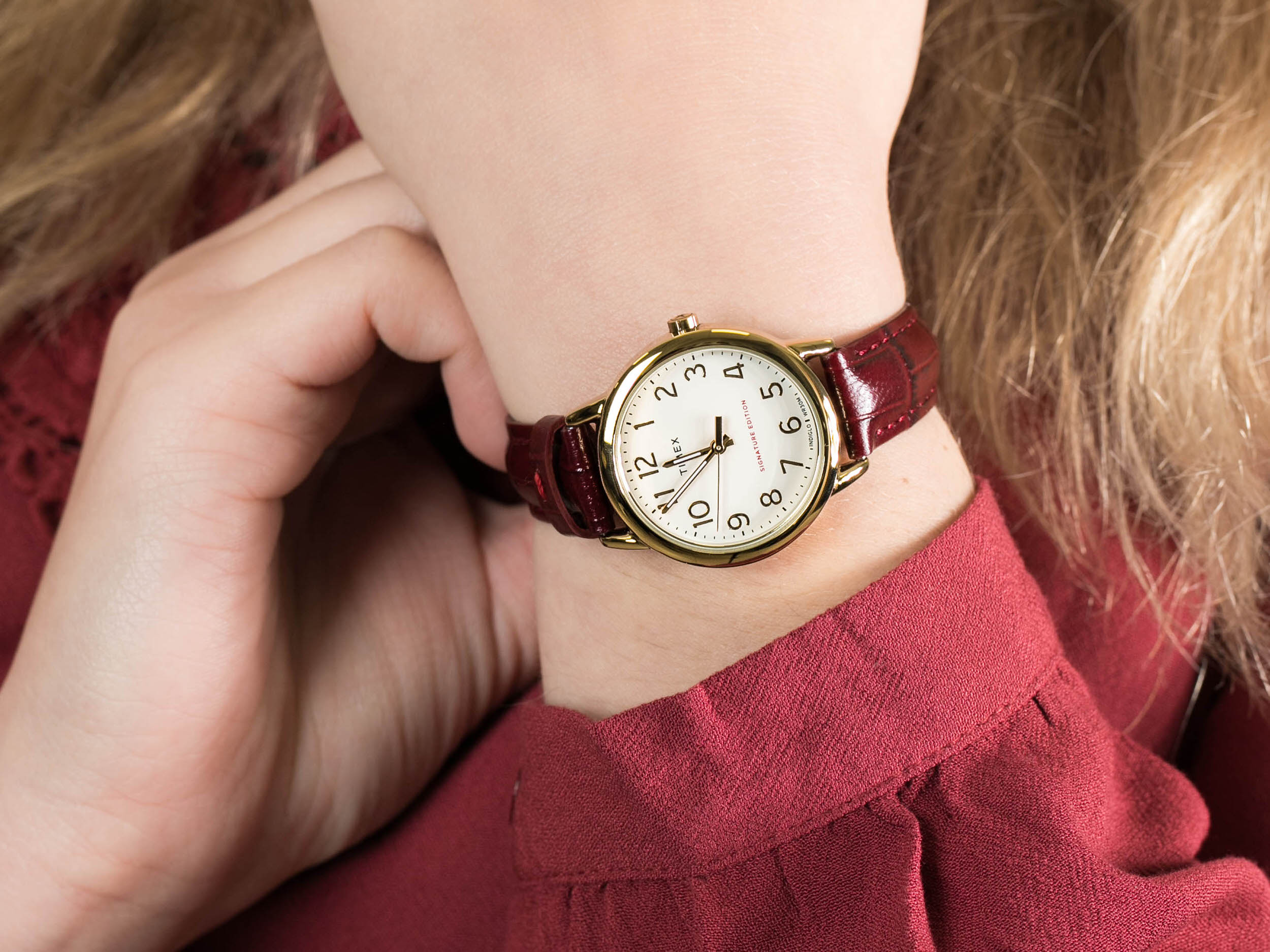Timex TW2R65400 Signature Edition zegarek klasyczny Easy Reader - miniatura 2