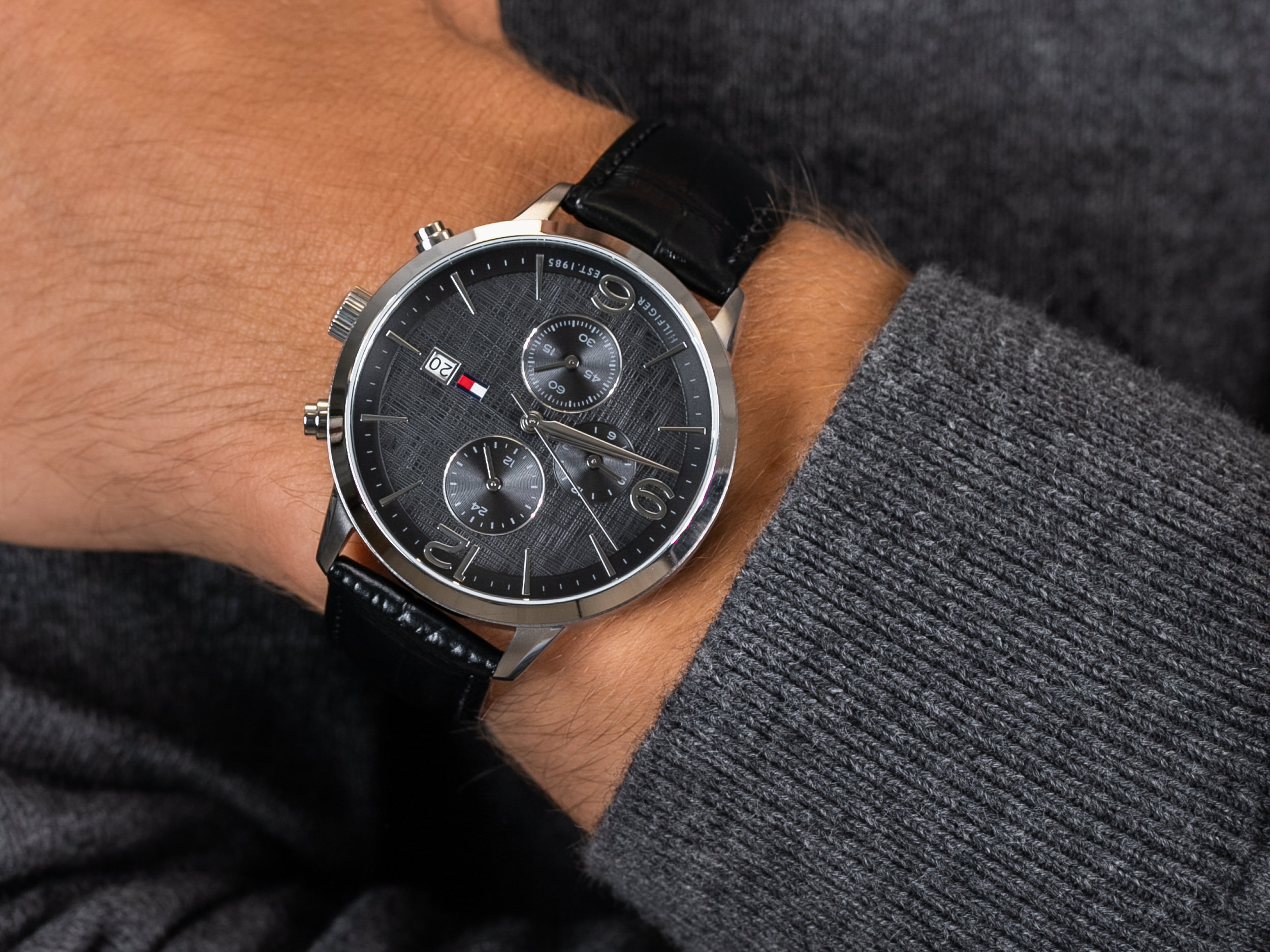 Tommy Hilfiger 1710361 zegarek klasyczny Męskie