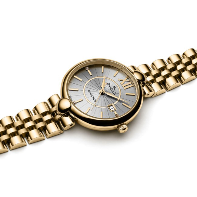 L500111167DQ Bransoleta zegarek damski elegancki szafirowe