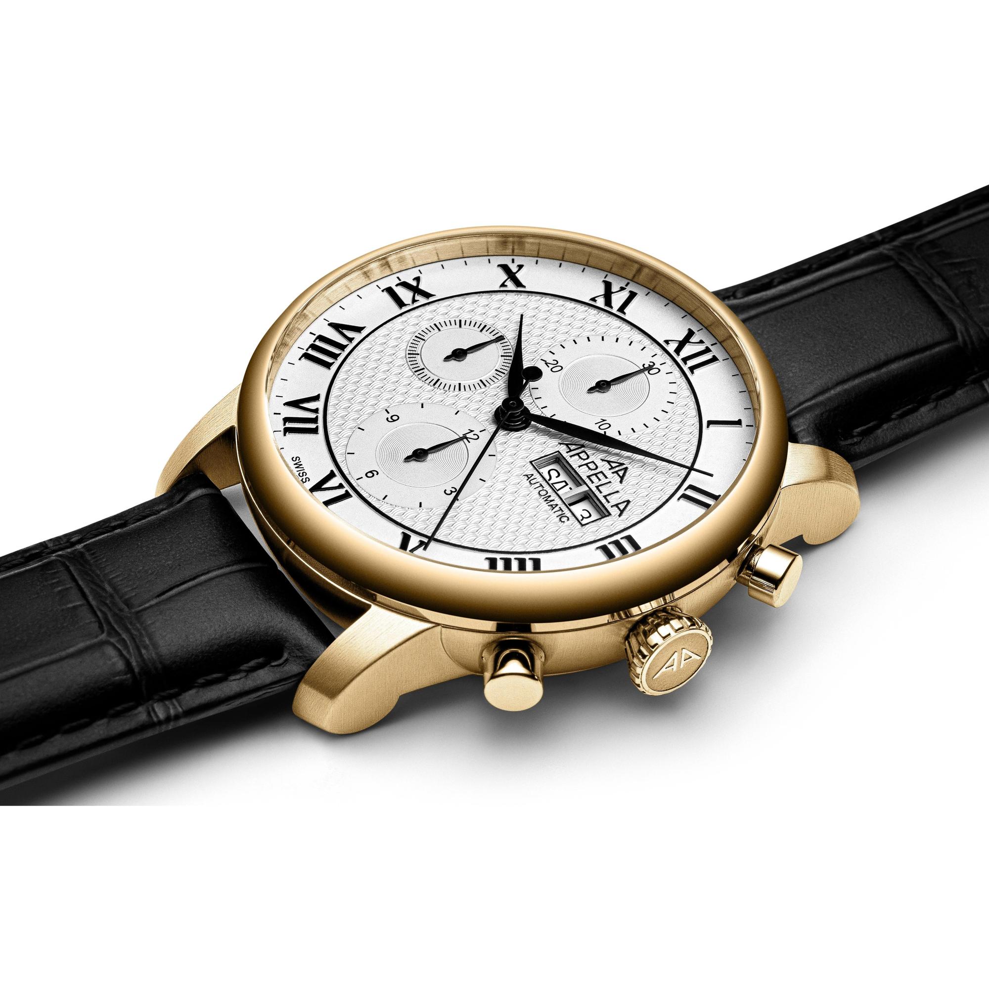 L700101233ACH Pasek zegarek męski elegancki szafirowe - miniatura 2