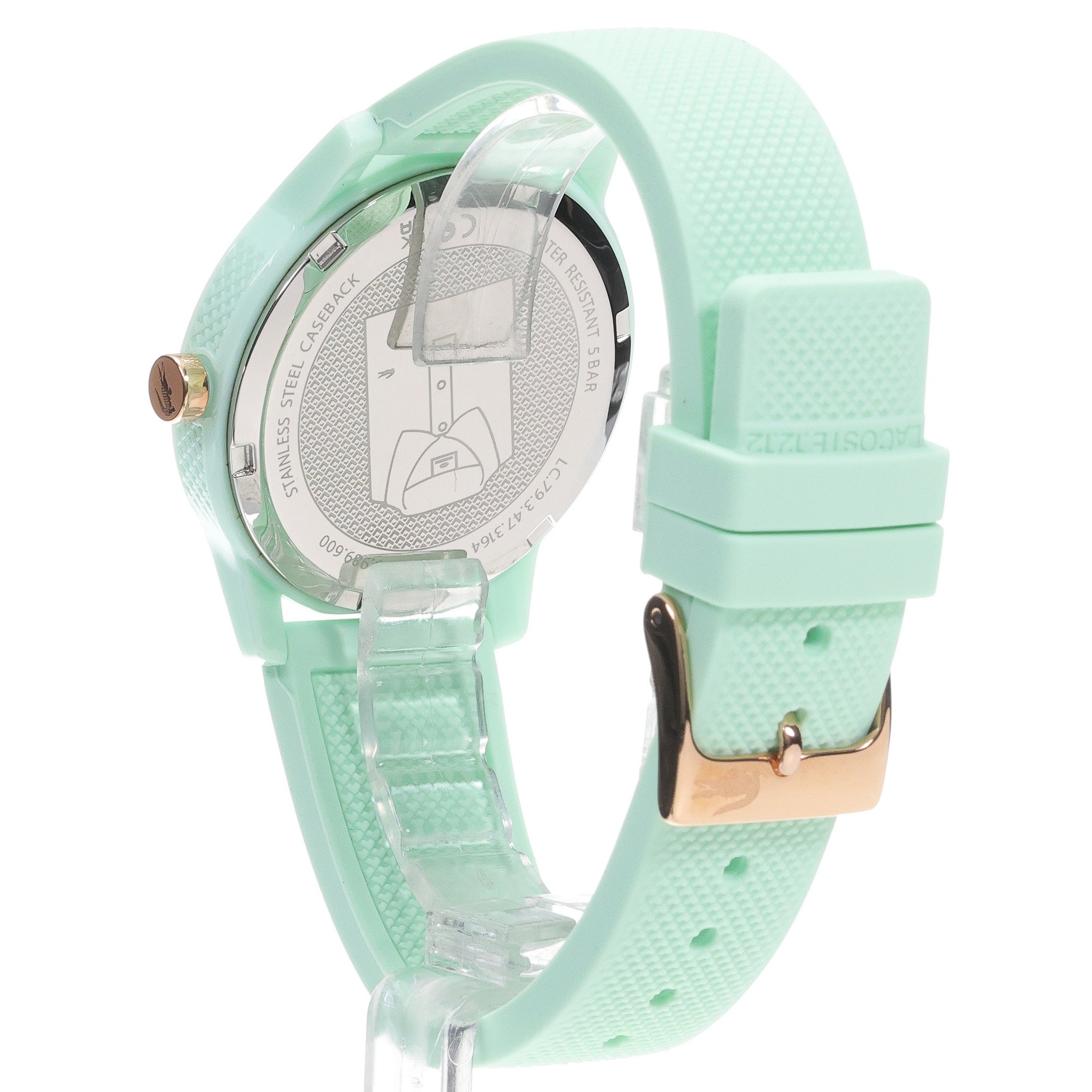 Lacoste 2001227 zegarek zielony fashion-modowy Damskie pasek