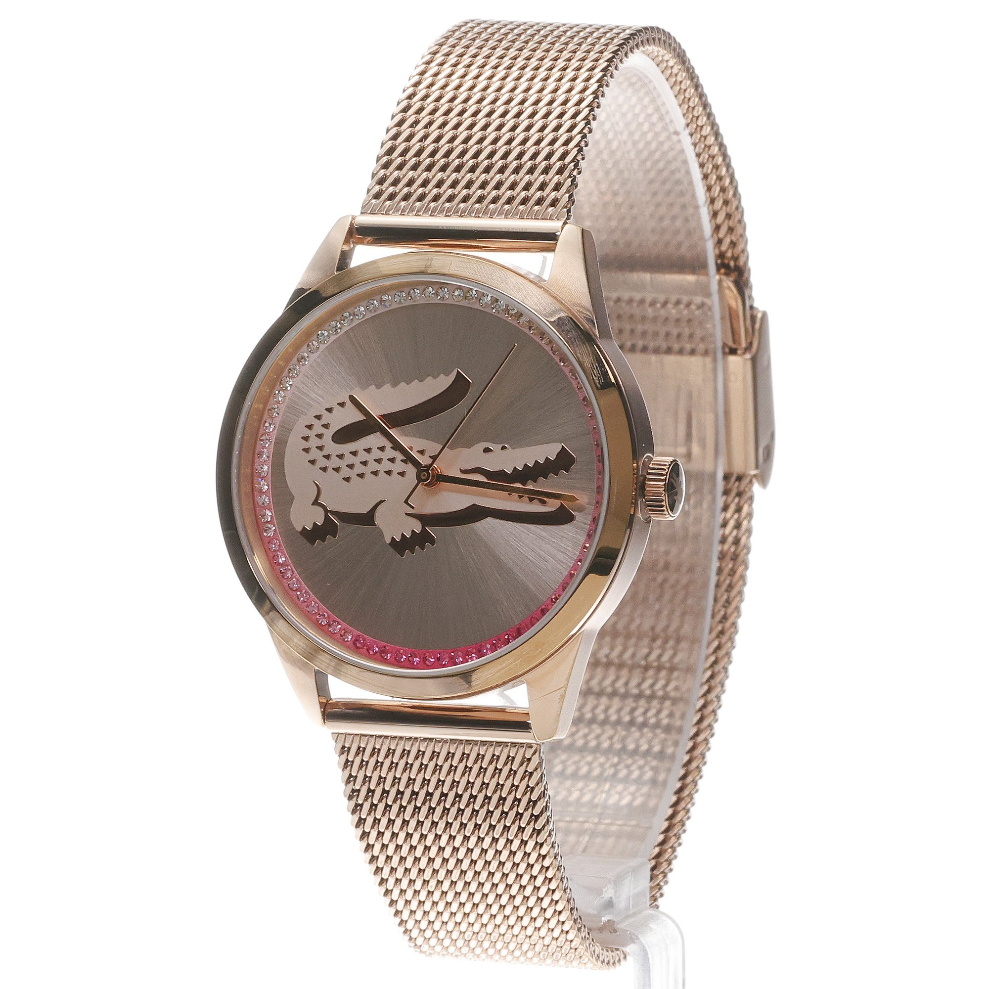 Lacoste 2001261 Ladycroc Damskie fashion-modowy zegarek różowe złoto - miniatura 2
