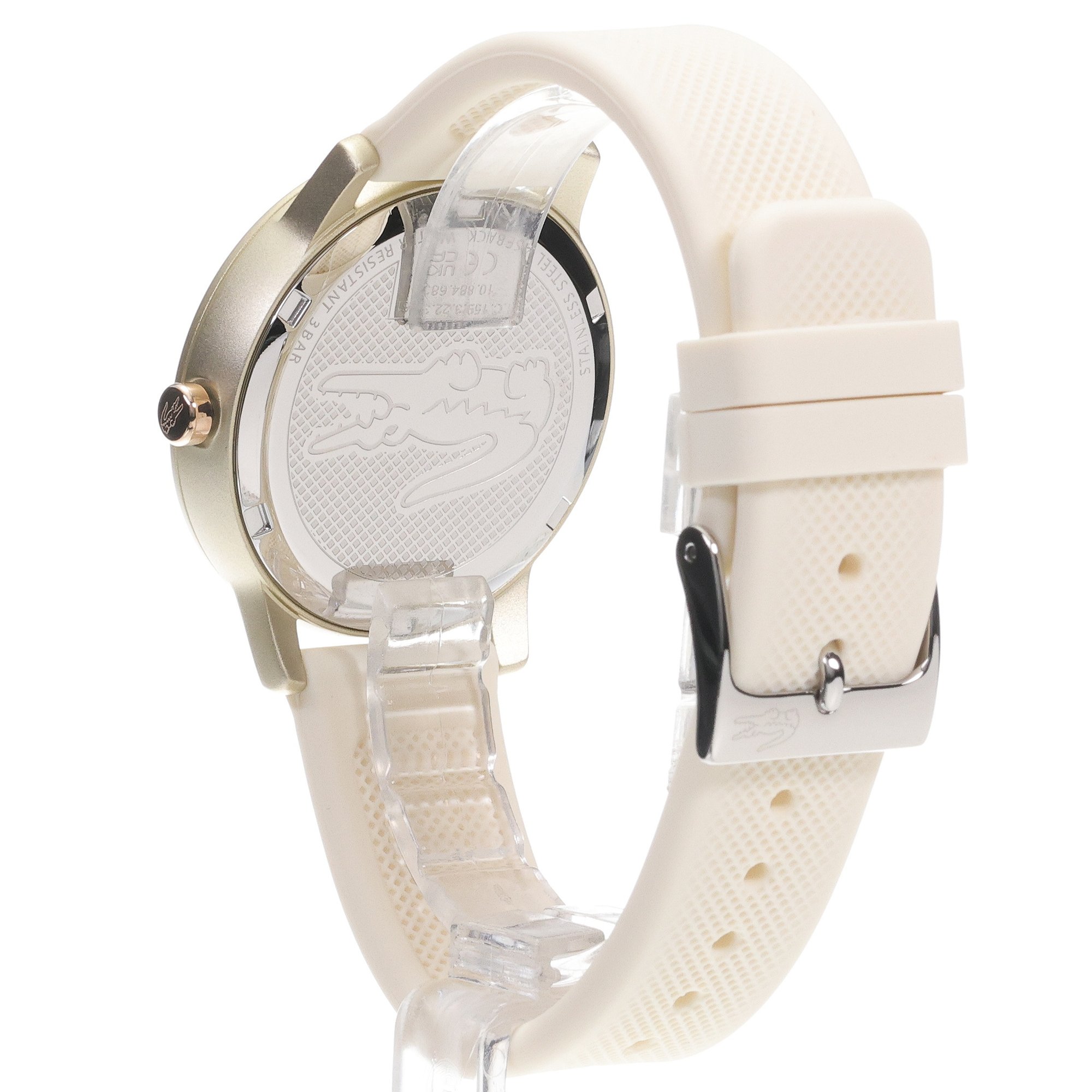 Lacoste 2001288 zegarek złoty klasyczny Damskie pasek