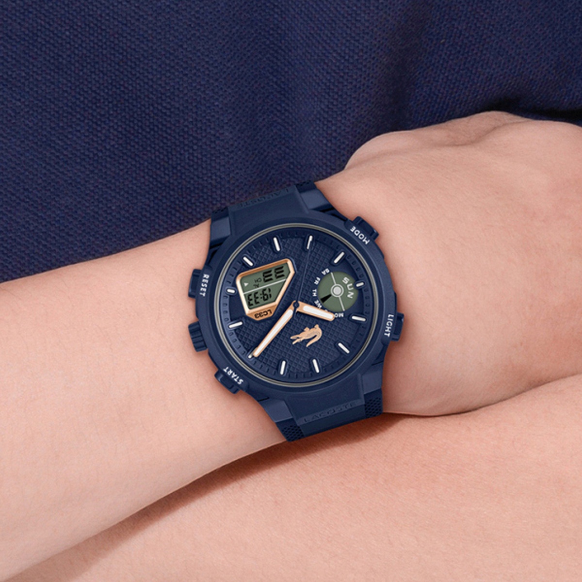 Lacoste 2011434 zegarek damski Damskie niebieski - miniatura 12