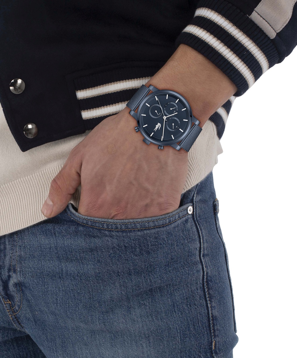 Lacoste 2011484 zegarek niebieski klasyczny Męskie bransoleta - miniatura 5