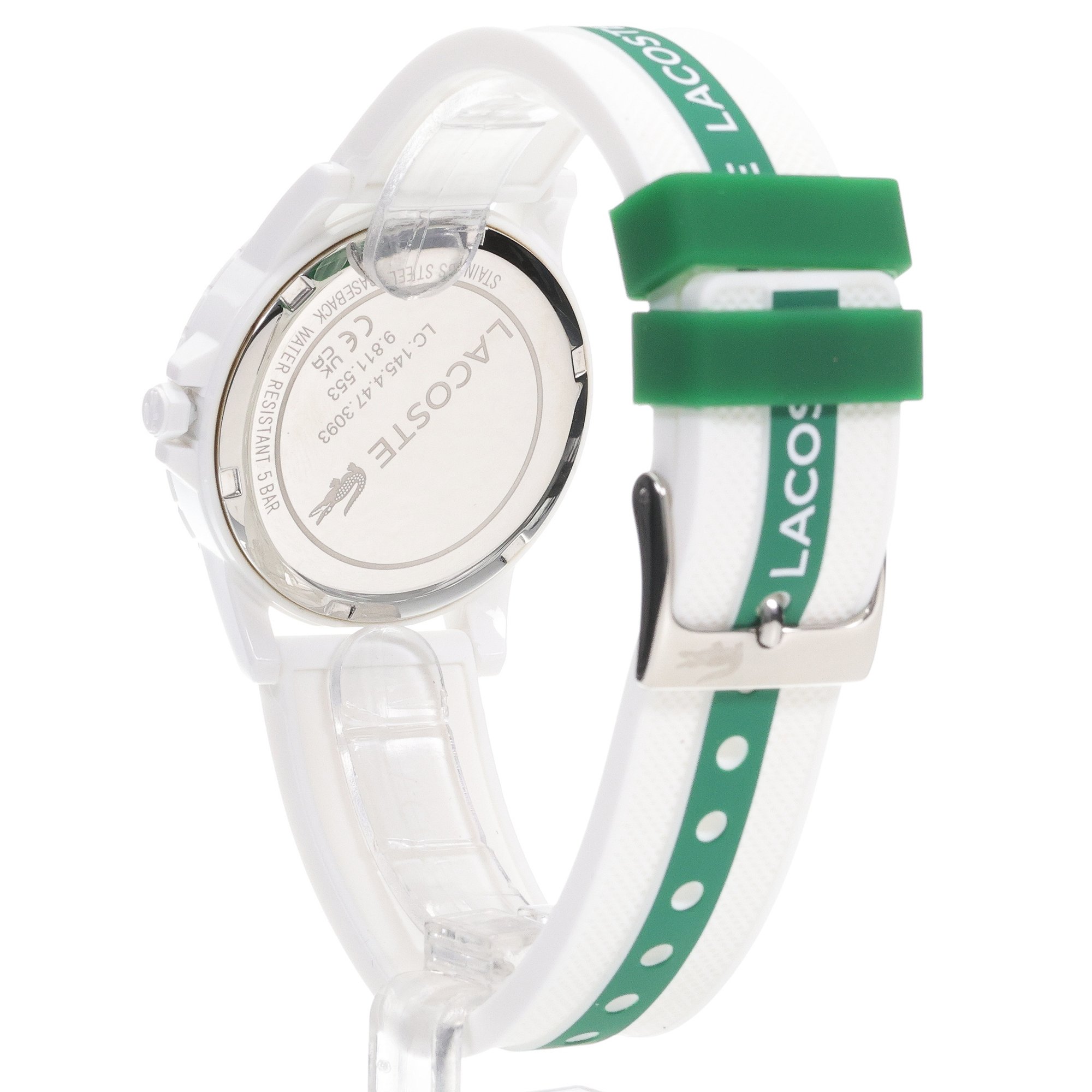 Lacoste 2020140 zegarek biały fashion-modowy Damskie pasek - miniatura 4