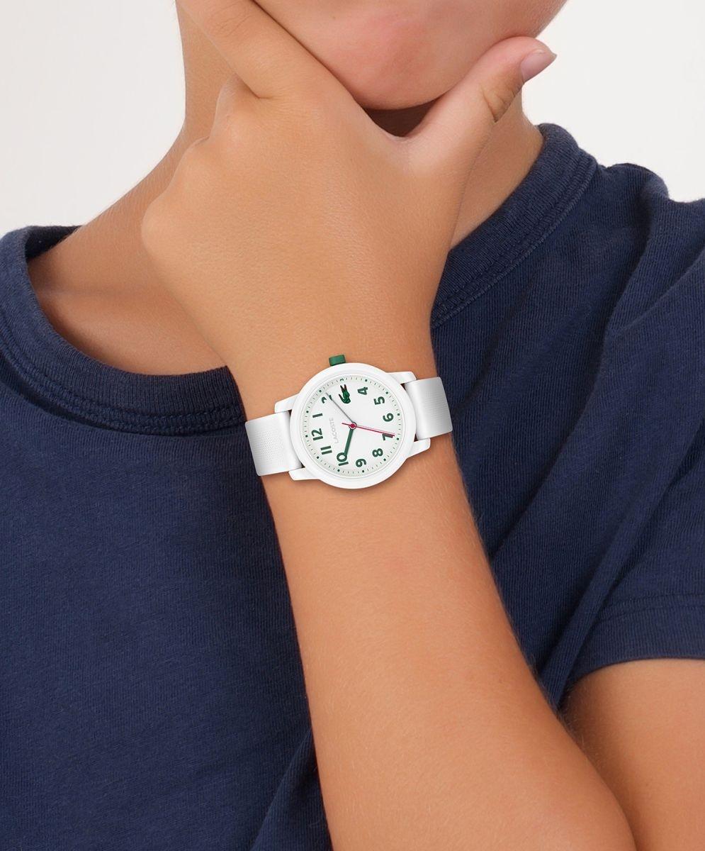 Lacoste 2030039 zegarek biały fashion-modowy Lacoste pasek - miniatura 5