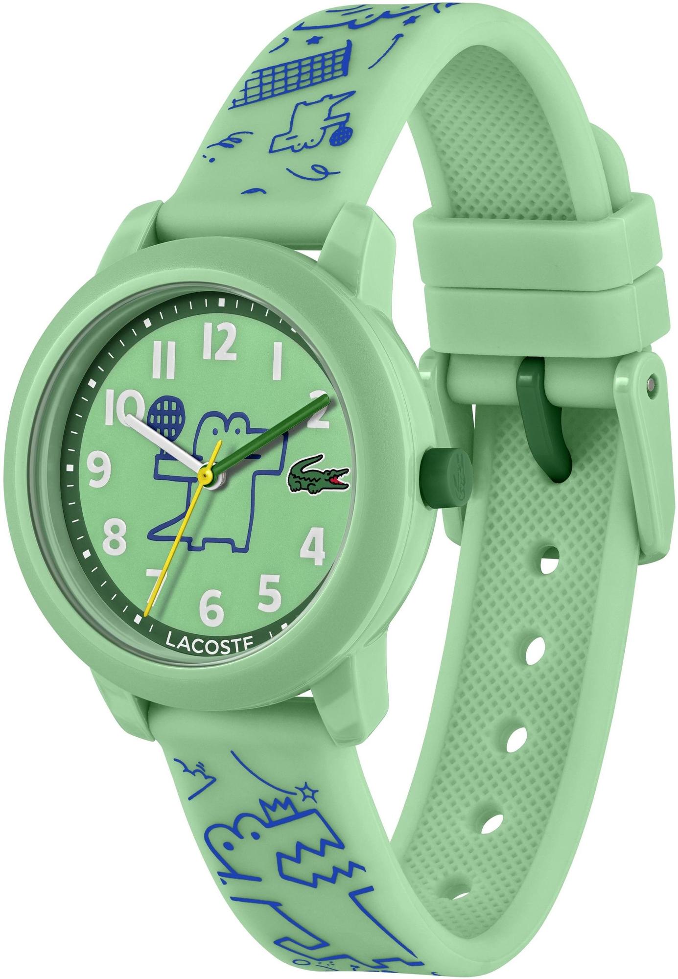 Lacoste 2030057 zegarek zielony klasyczny Męskie pasek - miniatura 2