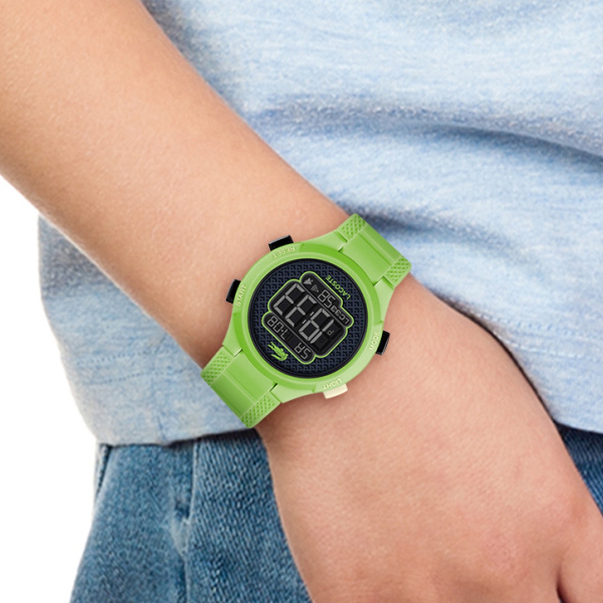 Lacoste 2030067 zegarek zielony sportowy Lacoste pasek - miniatura 5