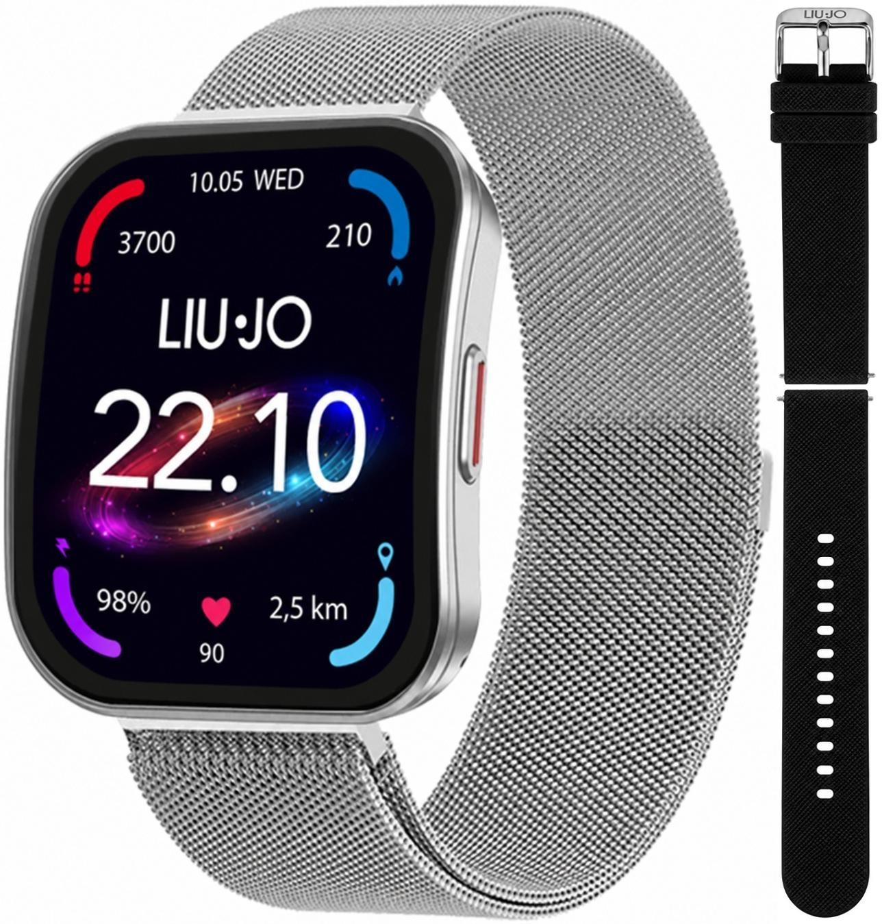 Smartwatch Voice Curved Mesh zestaw z Paskiem LIU JO SWLJ217 