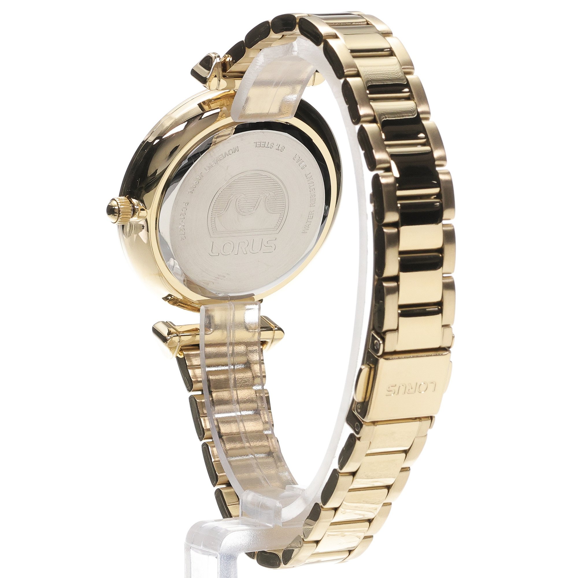 Lorus RG280YX9 zegarek złoty klasyczny Fashion bransoleta