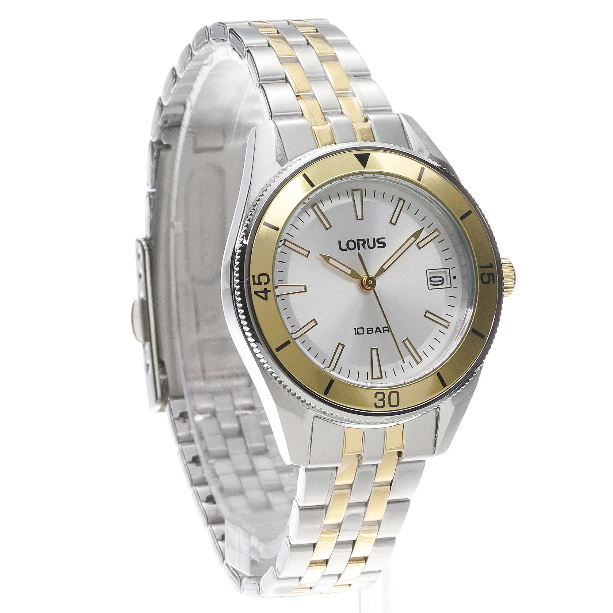 Lorus RH945SX9 zegarek srebrny sportowy Damskie bransoleta