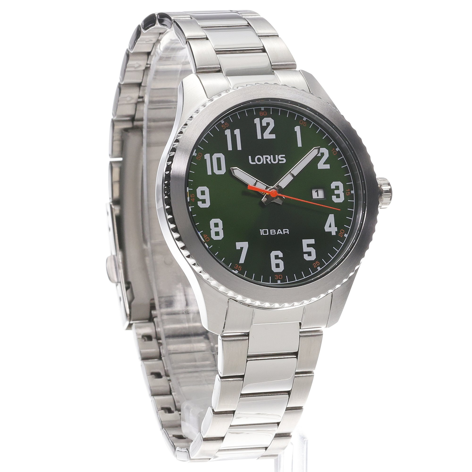 Lorus RH983RX9 zegarek srebrny klasyczny Sportowe bransoleta - miniatura 3