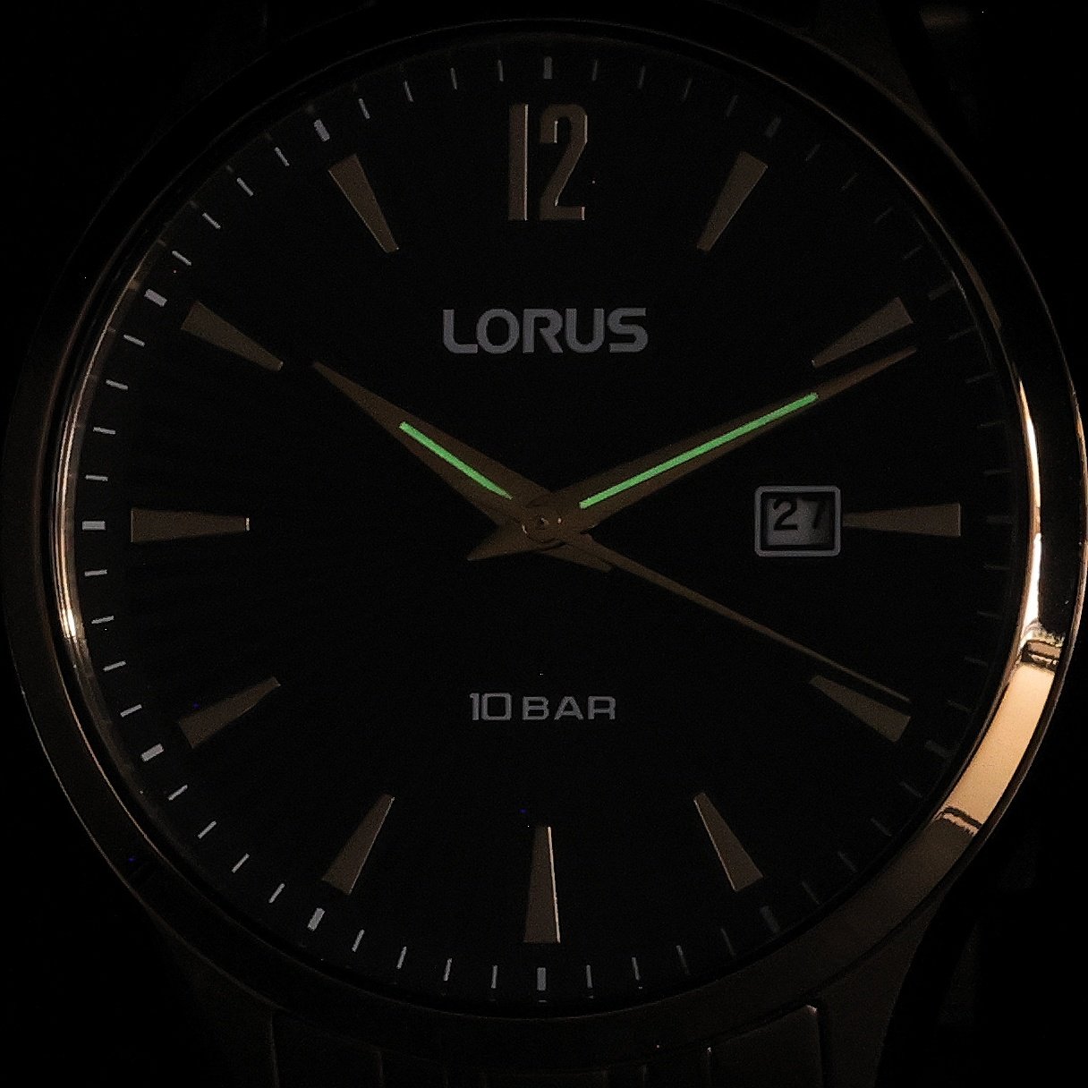Lorus RH994RX9 zegarek złoty klasyczny Sportowe bransoleta