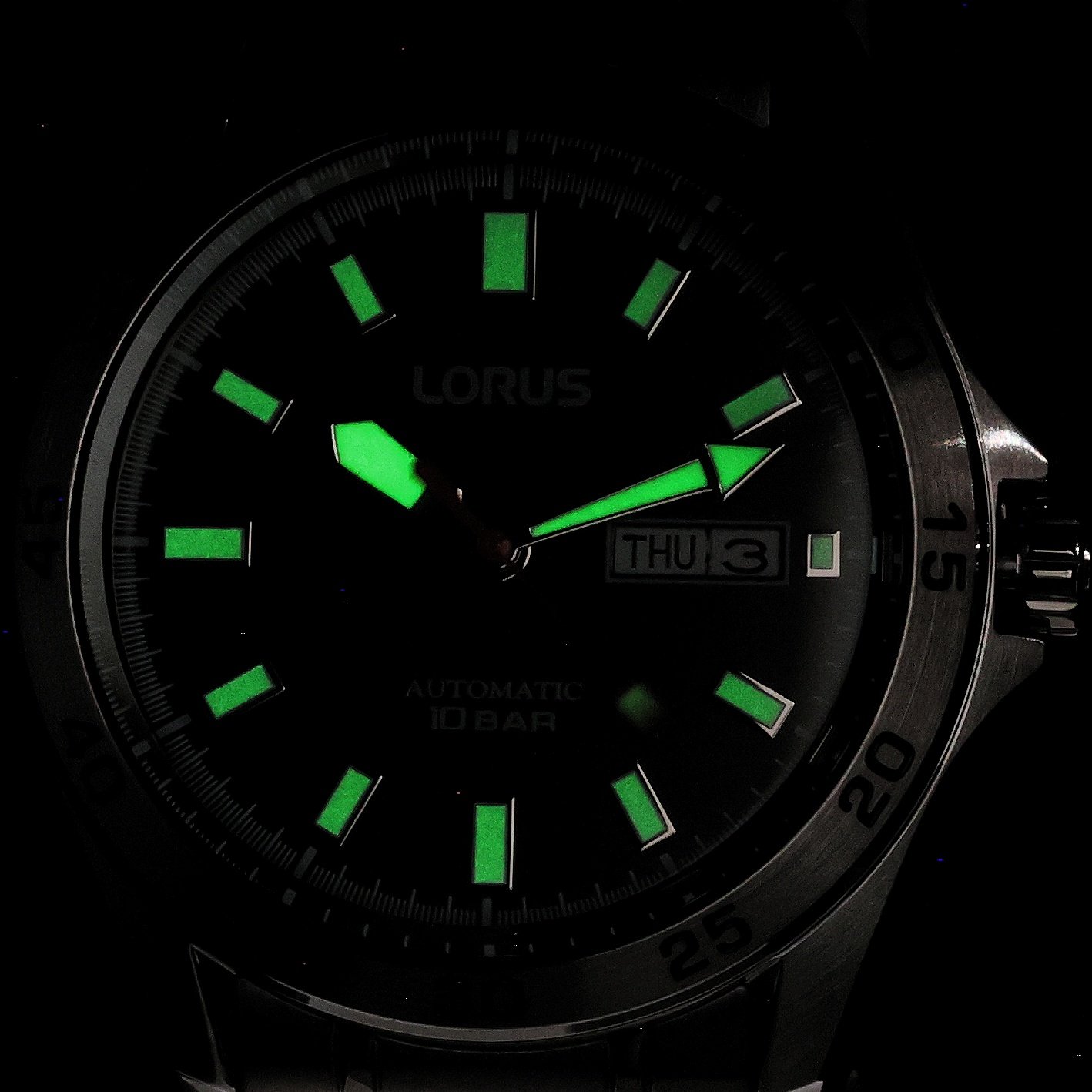 Lorus RL423CX9 Klasyczne Classic Automatic zegarek męski klasyczny mineralne - miniatura 5