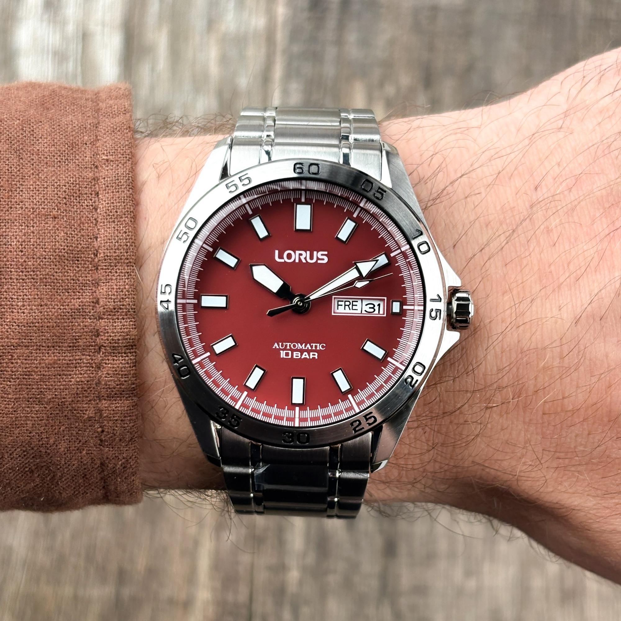 Lorus RL425CX9 Classic Automatic Klasyczne klasyczny zegarek srebrny