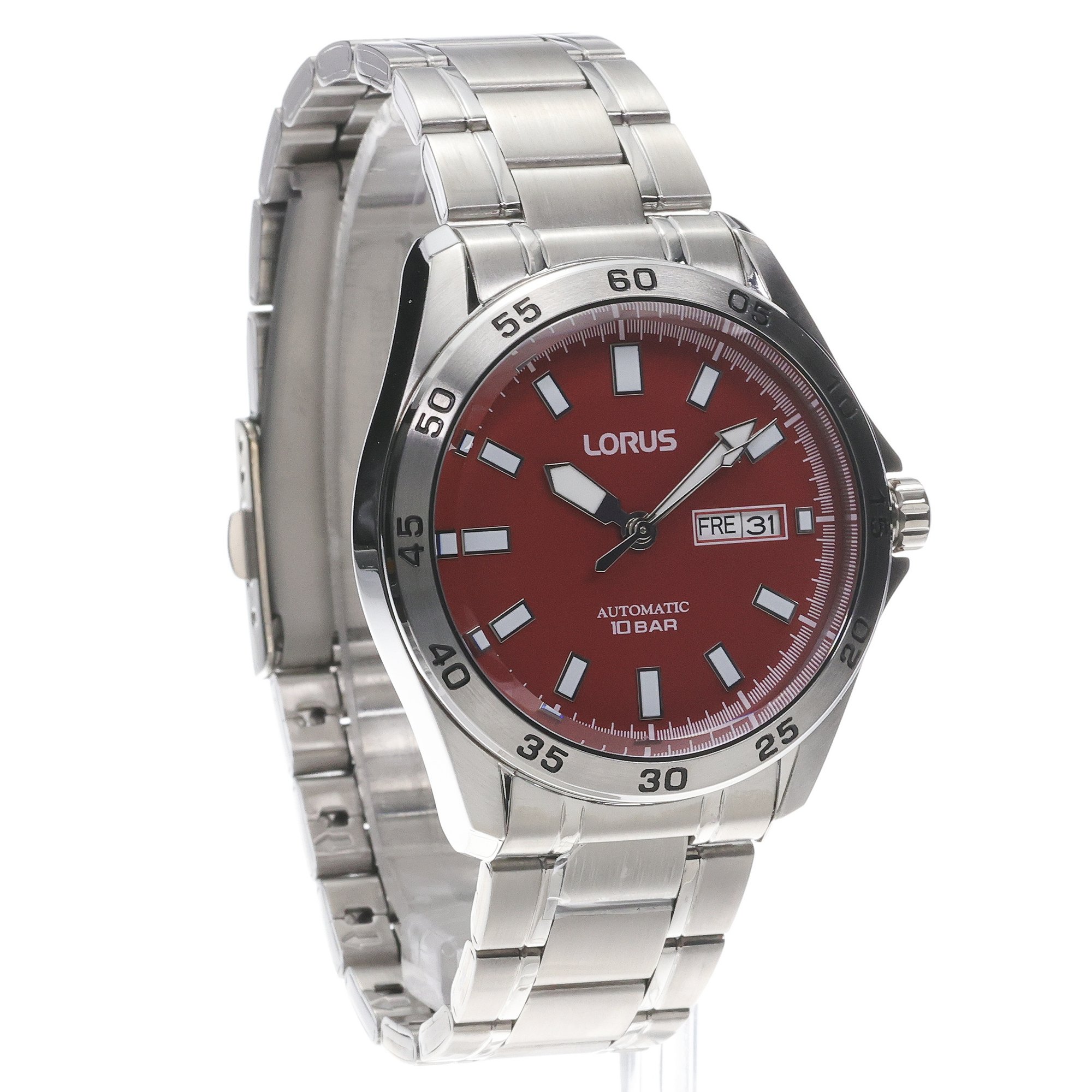 Lorus RL425CX9 zegarek srebrny klasyczny Klasyczne bransoleta