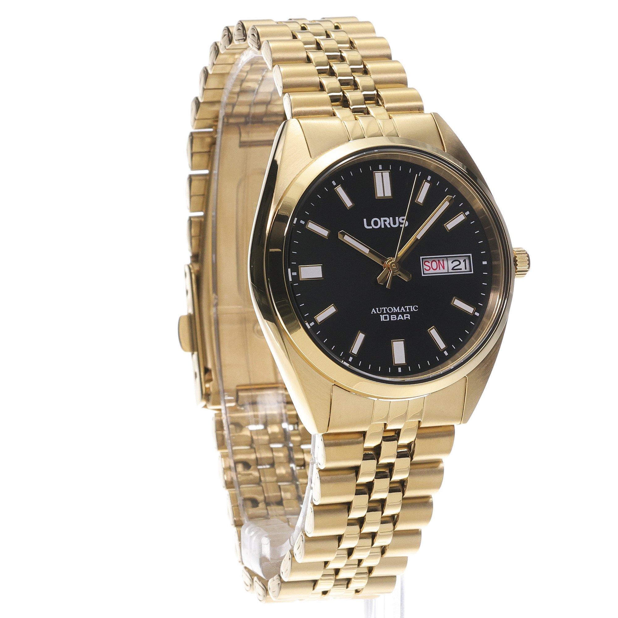 Lorus RL434CX9 zegarek złoty klasyczny Klasyczne bransoleta - miniatura 3