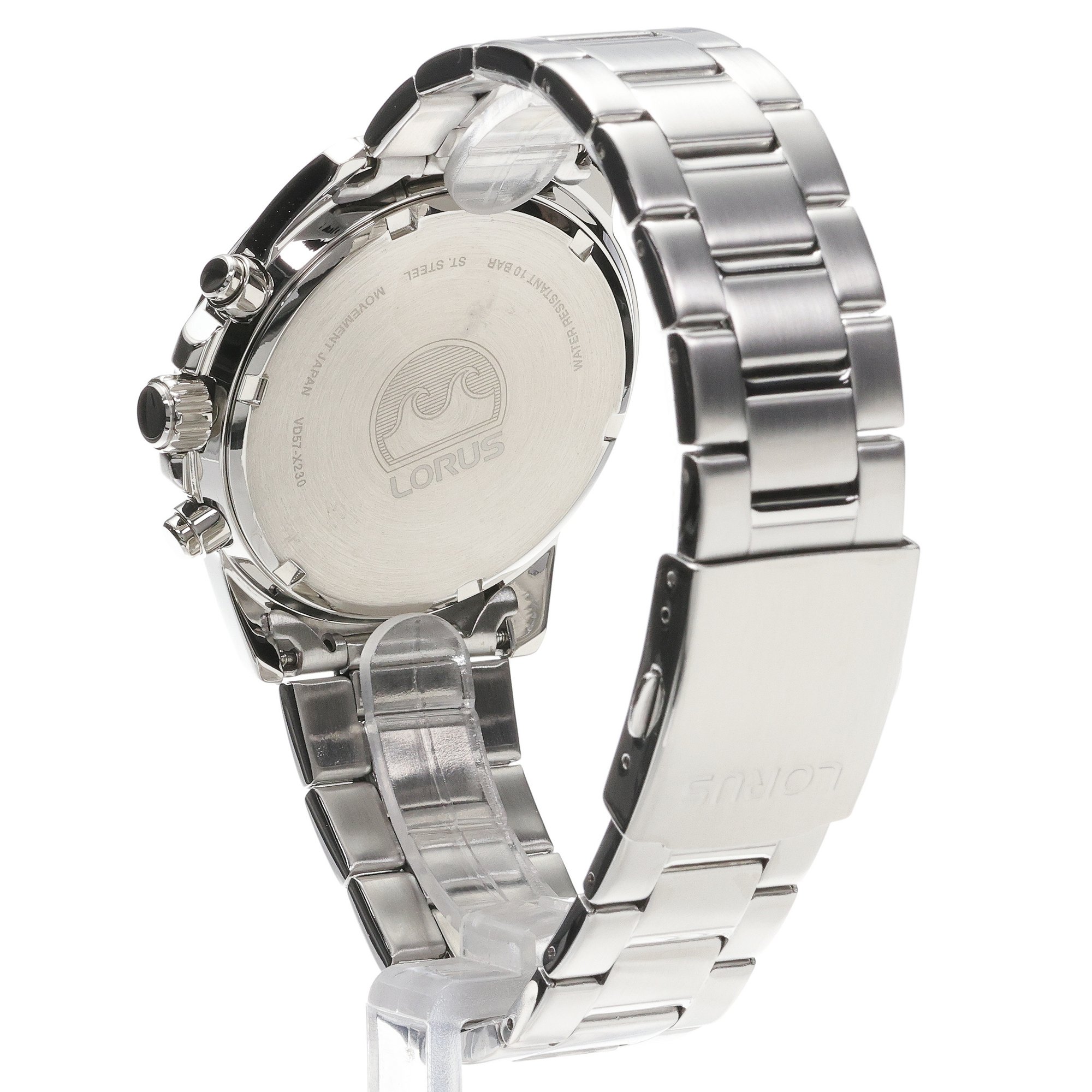 Lorus RM307KX9 zegarek srebrny sportowy Sportowe bransoleta
