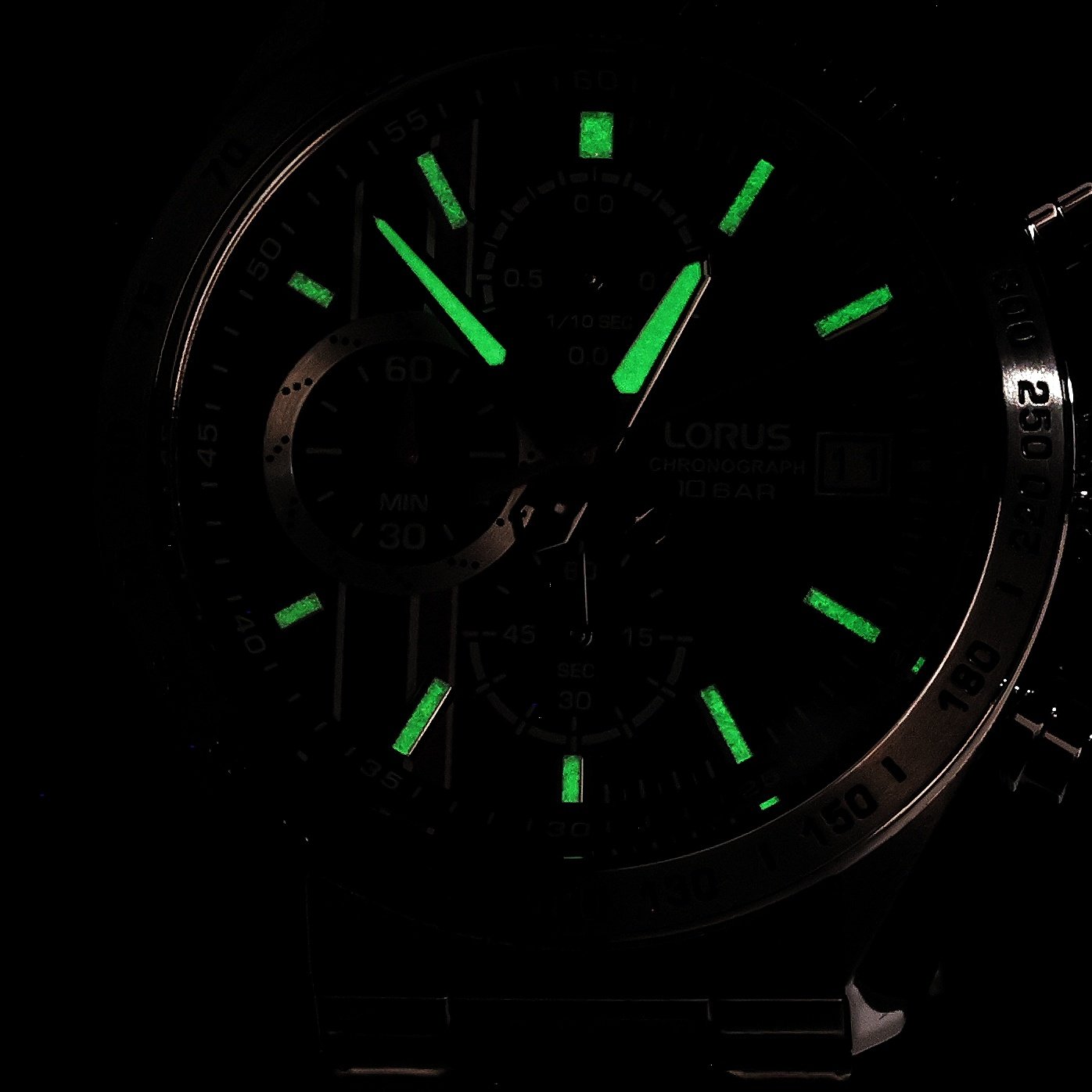 Lorus RM391JX9 zegarek srebrny sportowy Sportowe bransoleta