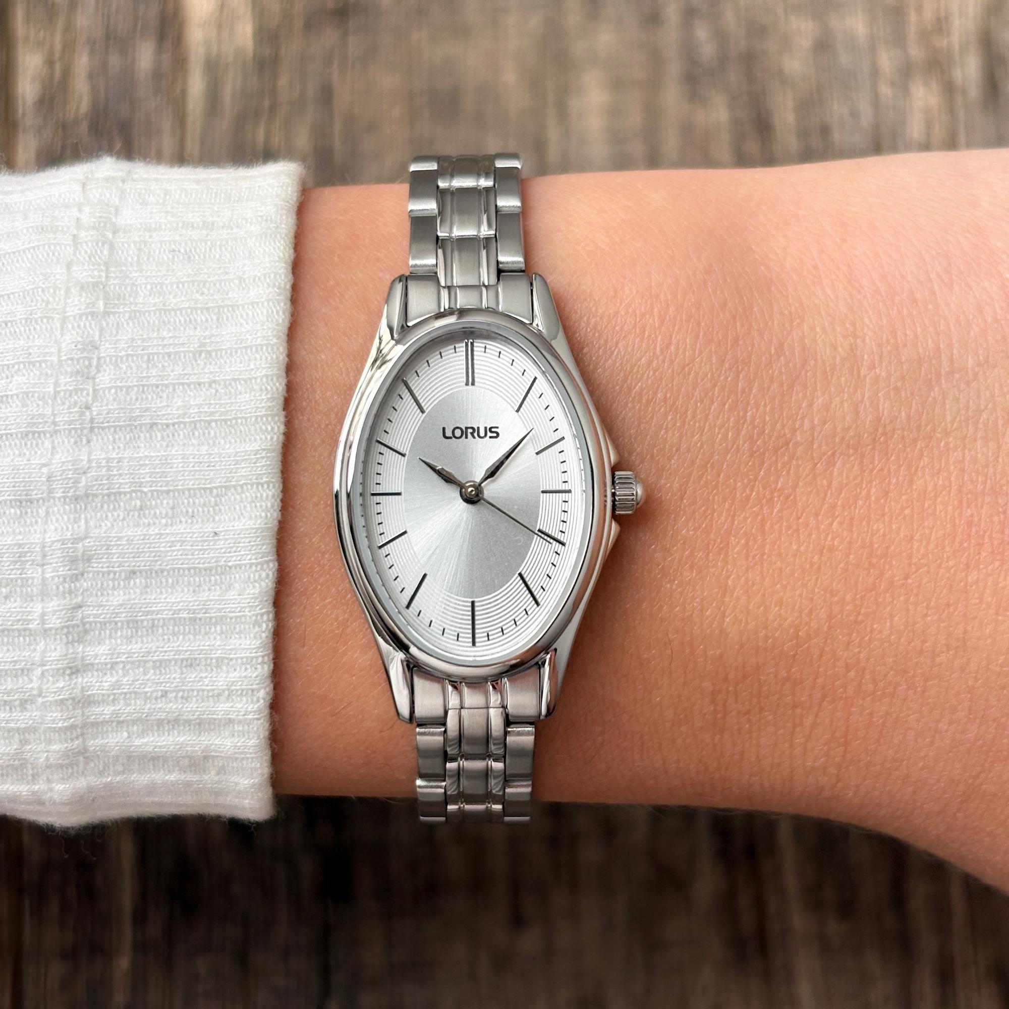 Lorus RRX83JX9 zegarek srebrny klasyczny Damskie bransoleta