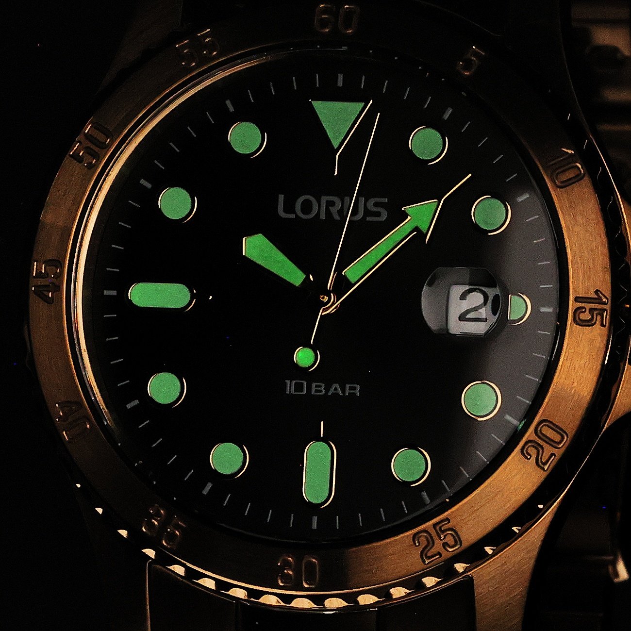 Lorus RS972DX9 Klasyczne Classic Mens zegarek męski klasyczny mineralne - miniatura 5
