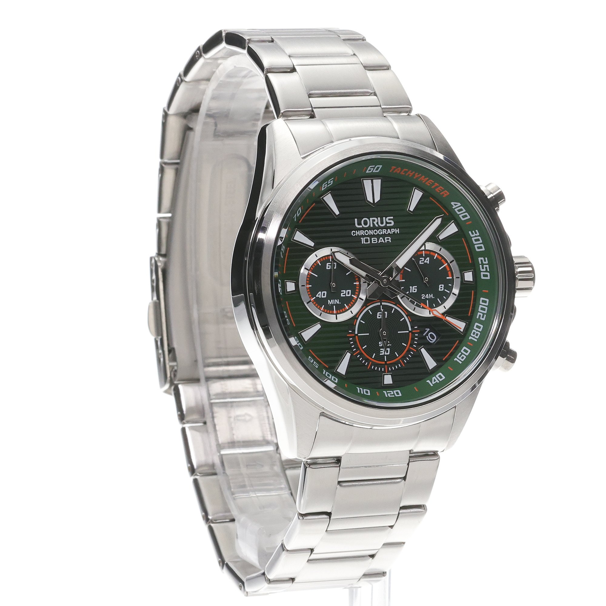 Lorus RT323LX9 zegarek srebrny sportowy Sportowe bransoleta - miniatura 3