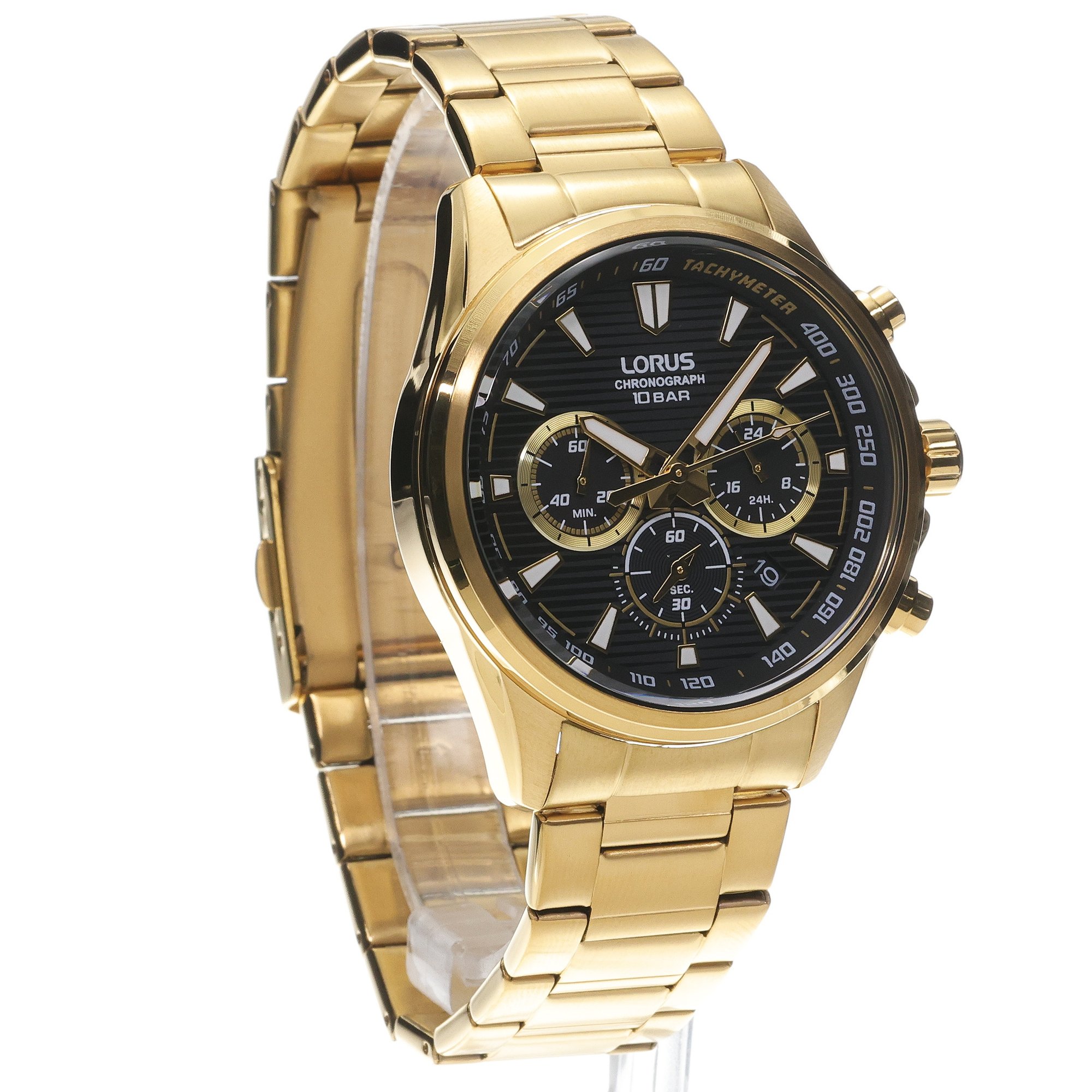 Lorus RT324LX9 zegarek złoty sportowy Sportowe bransoleta - miniatura 3