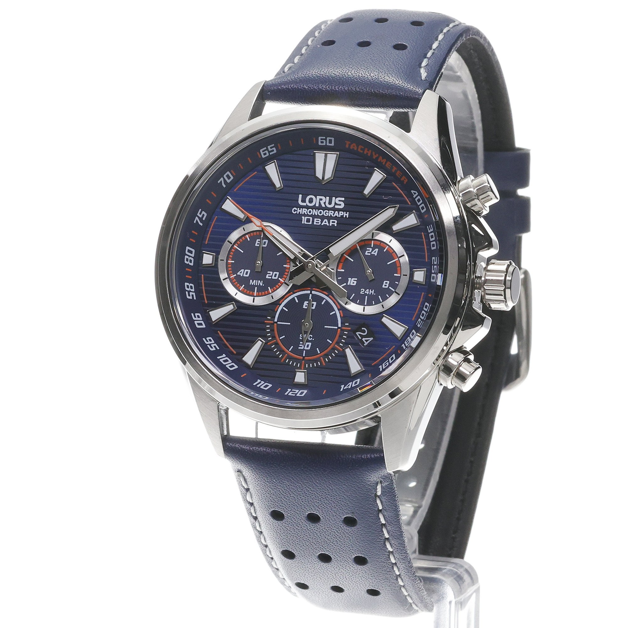 Lorus RT327LX9 zegarek srebrny sportowy Sportowe pasek - miniatura 2