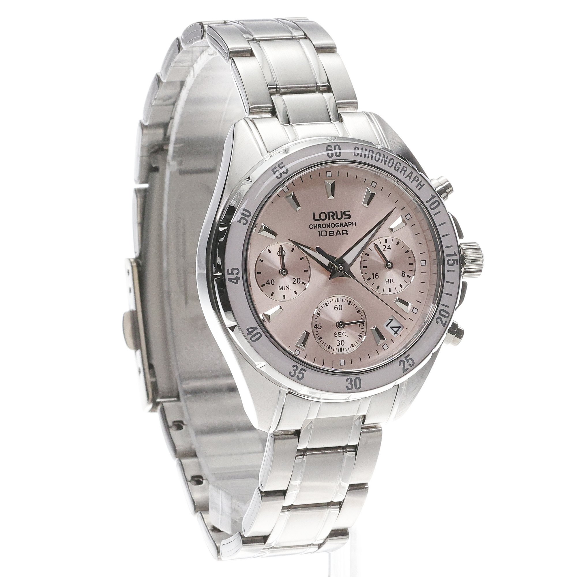 Lorus RT355LX9 zegarek srebrny sportowy Sportowe bransoleta