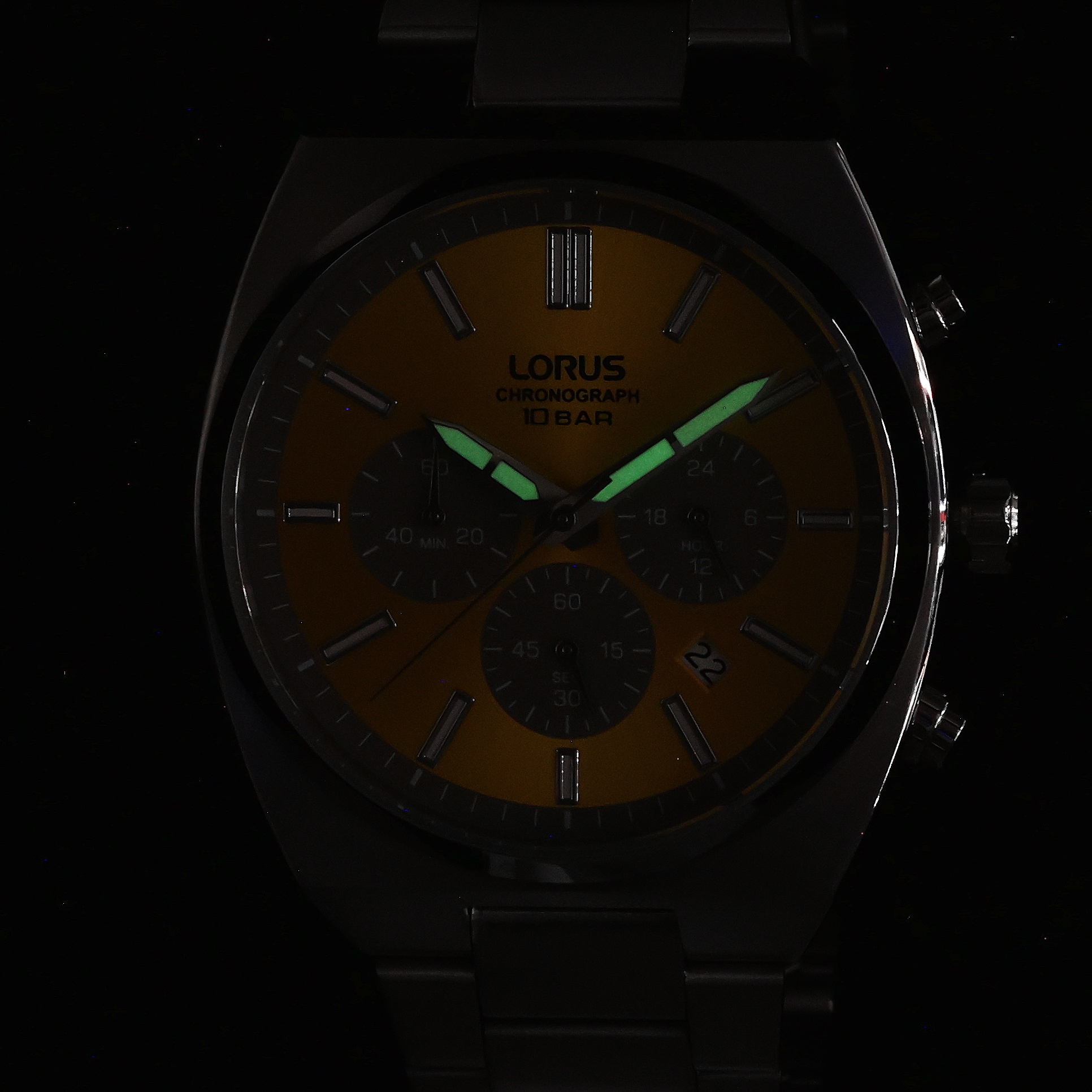 Lorus RT367KX9 zegarek srebrny sportowy Sportowe bransoleta