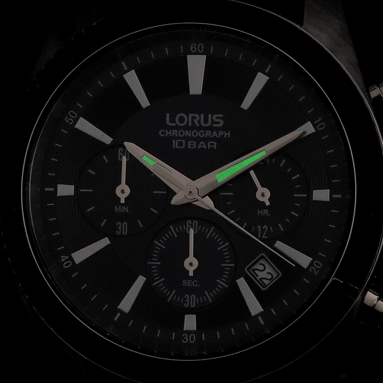 Lorus RT395KX9 zegarek srebrny klasyczny Sportowe bransoleta - miniatura 5