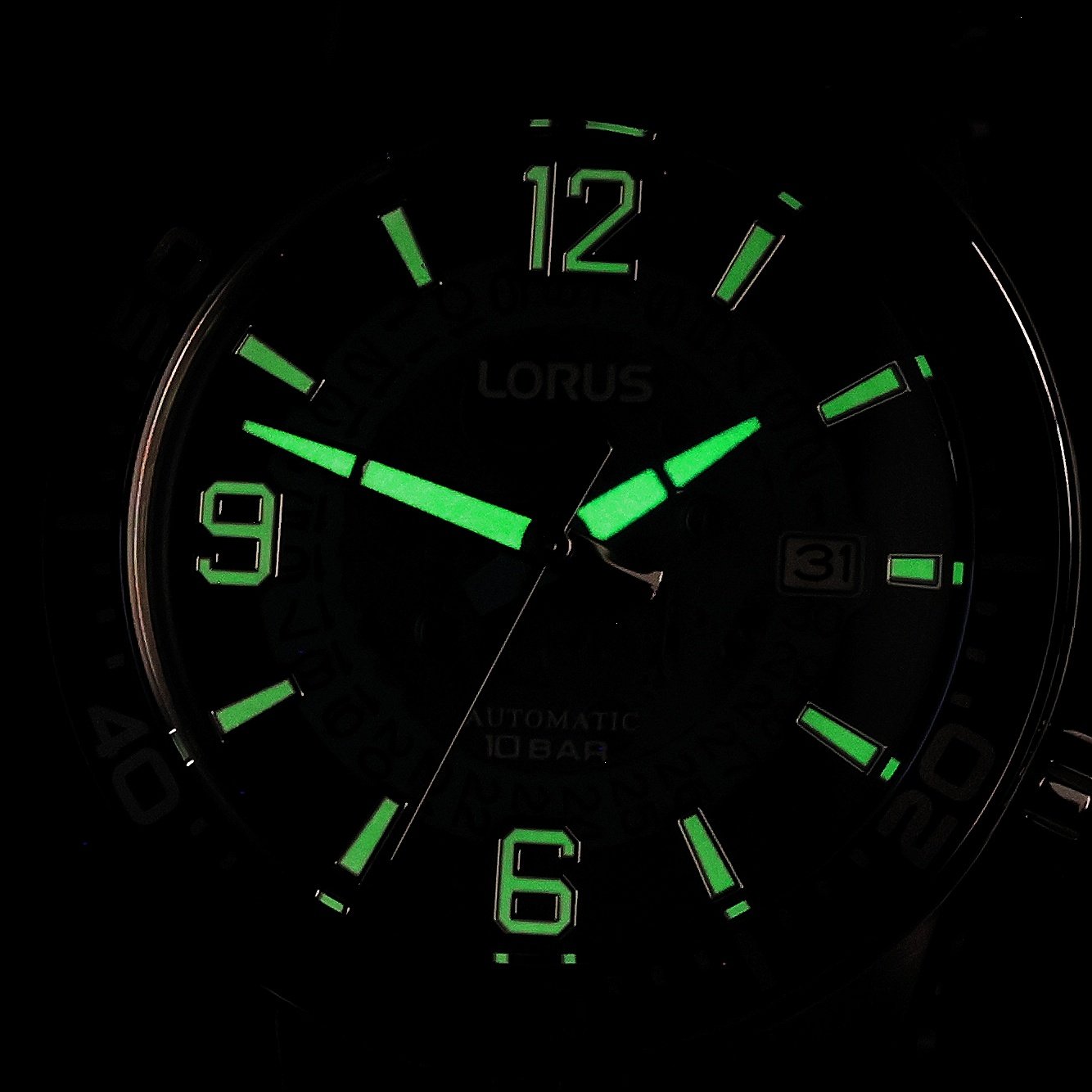 Lorus RU415AX9 zegarek srebrny sportowy Męskie bransoleta