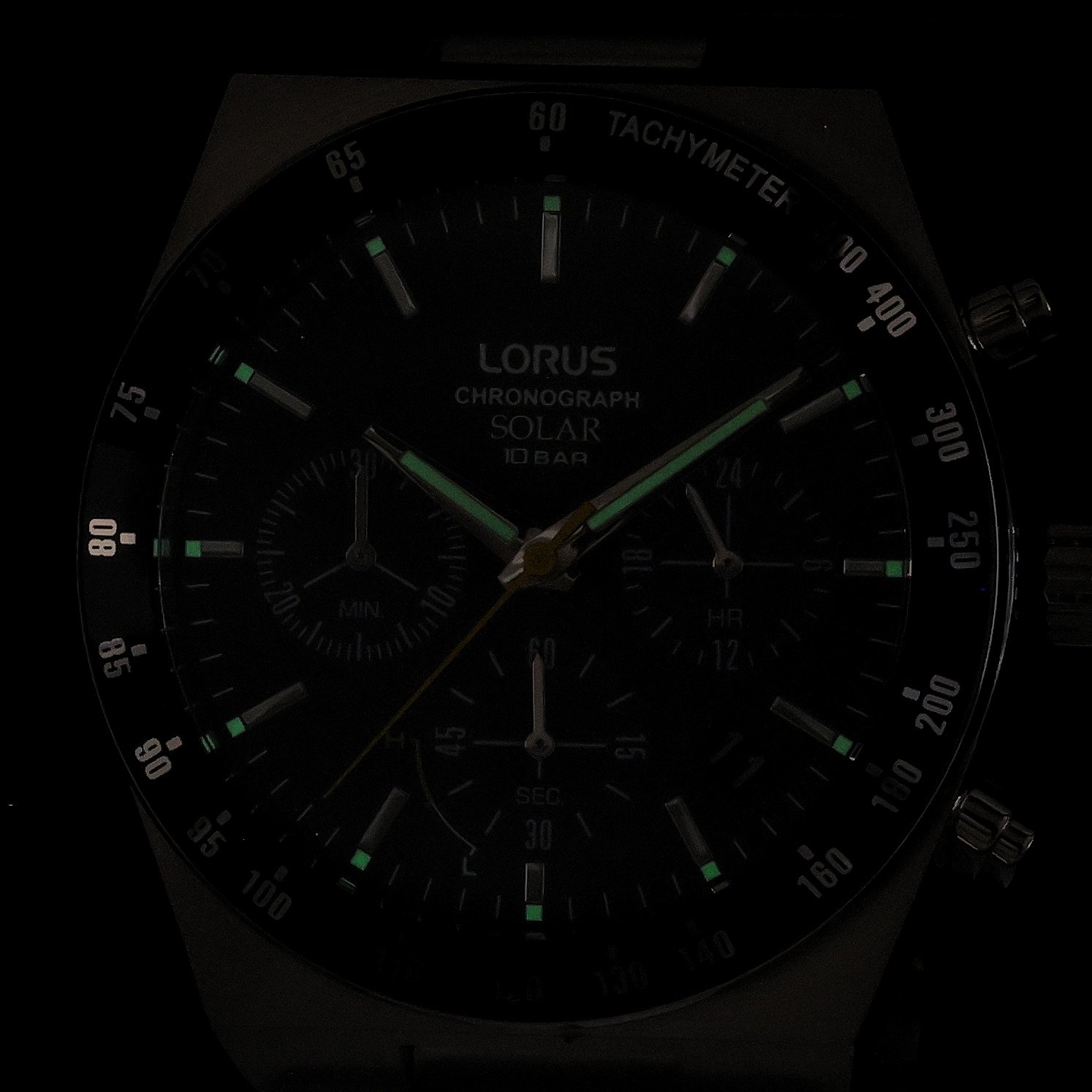 Lorus RZ523AX9 zegarek srebrny sportowy Męskie bransoleta