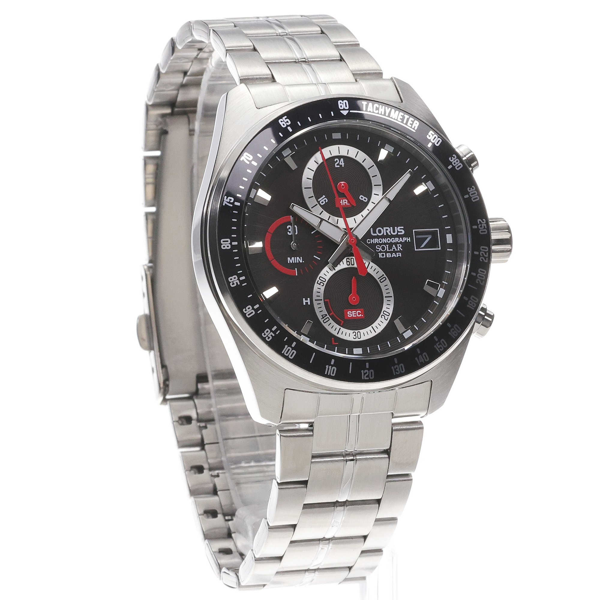 Lorus RZ615AX9 zegarek srebrny sportowy Sportowe bransoleta - miniatura 3